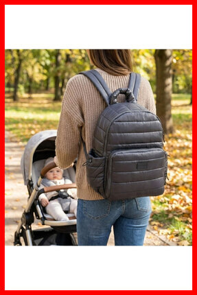 Kinder Baby Viaggio Termal Biberon Çantalı Ve Alt Açma Pedli Suya Dayanıklı B...