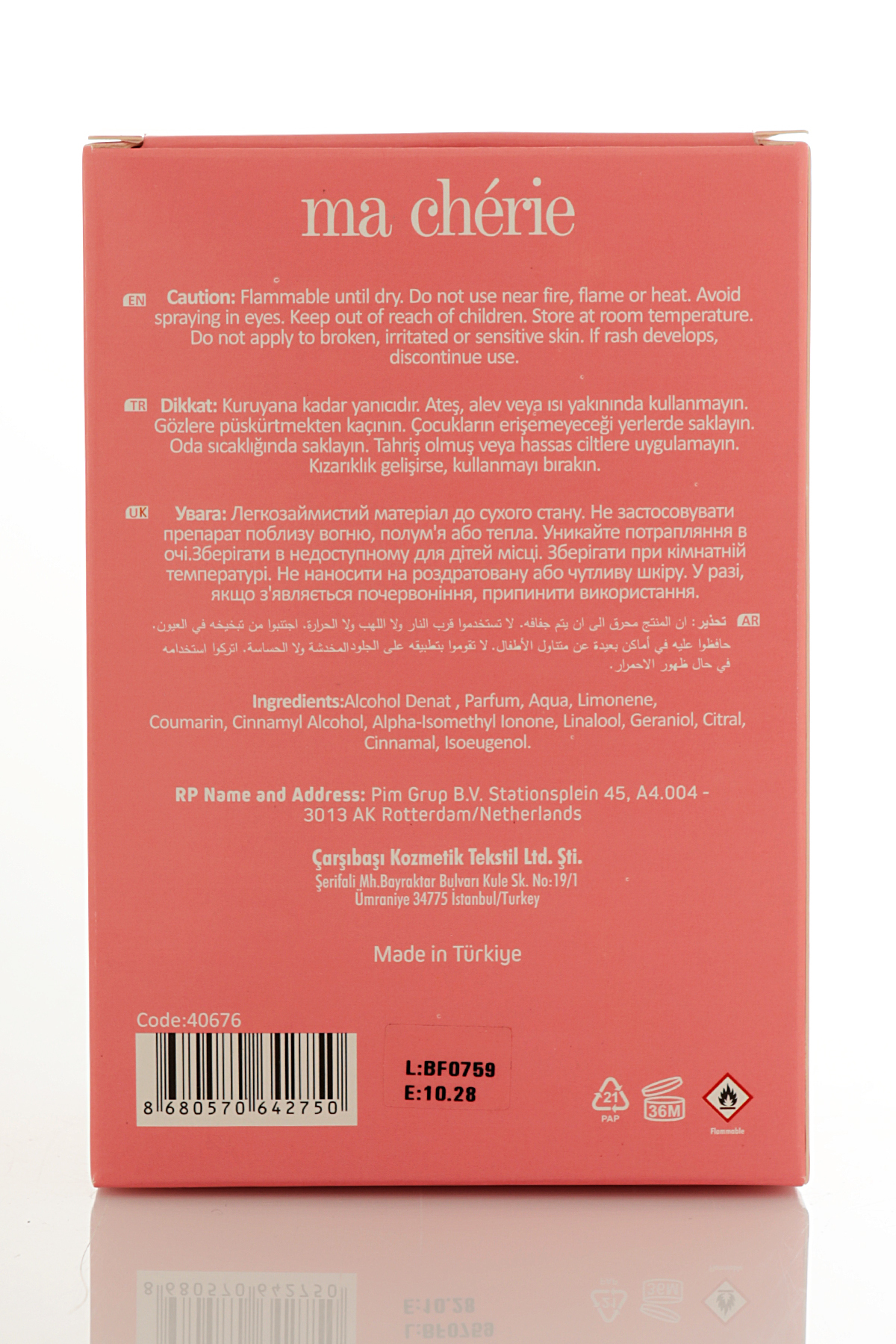 2'Li Set Alberto Taccini Ma Chérie Kadın Parfümü 100 ml — CRS88850 — تصویر 7 از 7