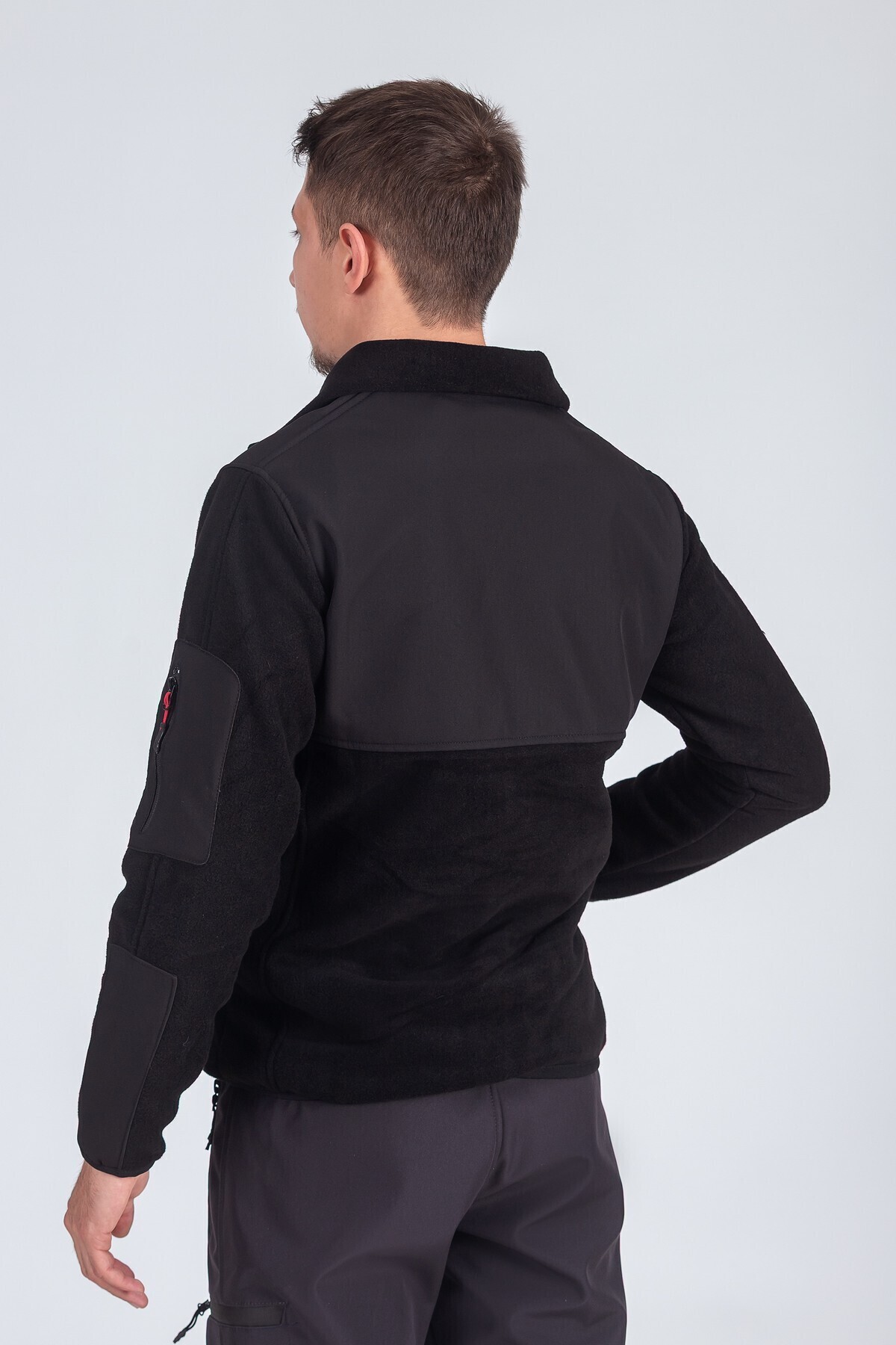 پشم گوسفند تزئینی مردانه Softshell — مشکی VTN25K0002 — تصویر 3 از 5