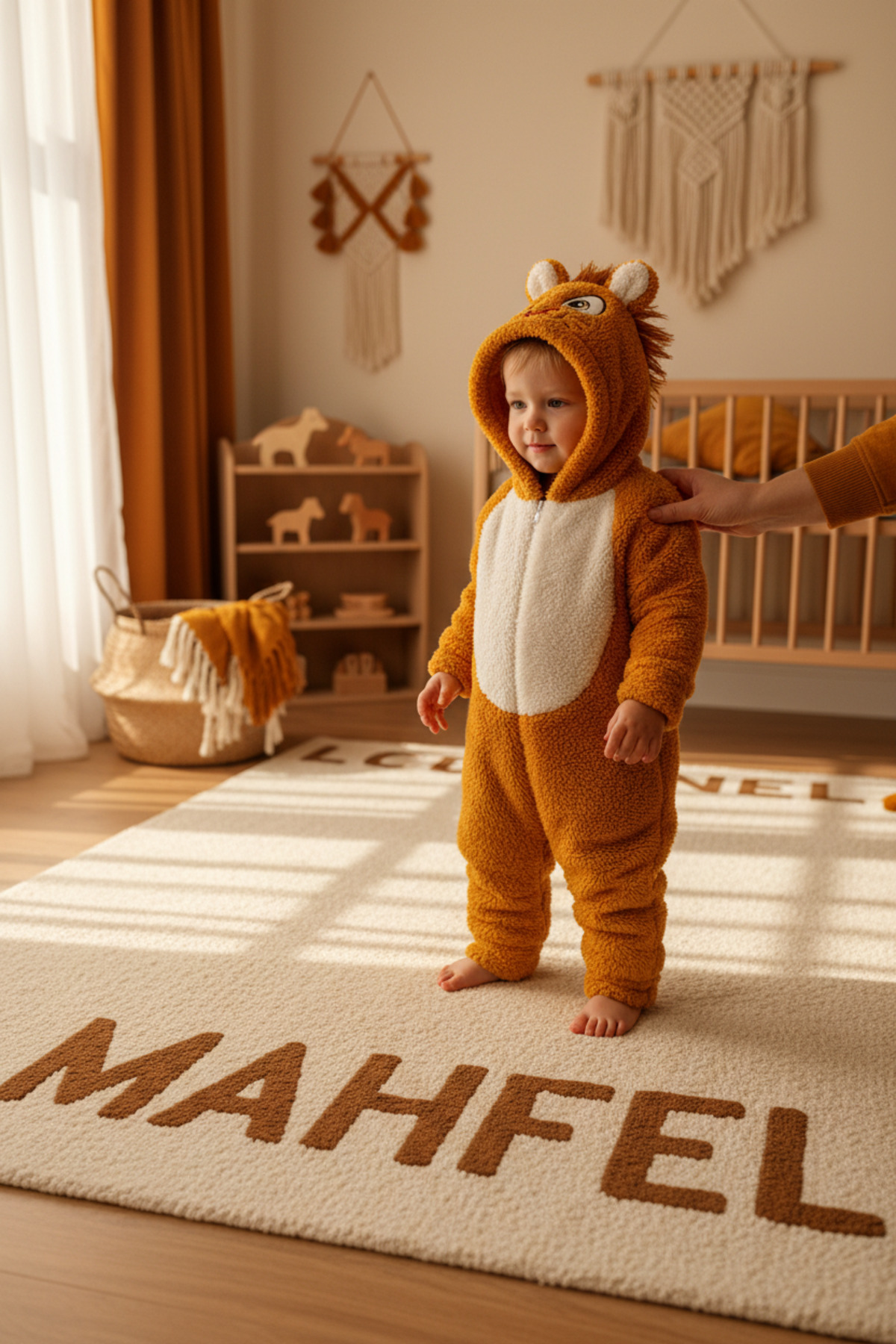 MAHFEL Welsoft Aslan Desenli Kışlık Peluş Uyku Tulumu 1–6 Yaş fotoğrafı 6 (önizleme)