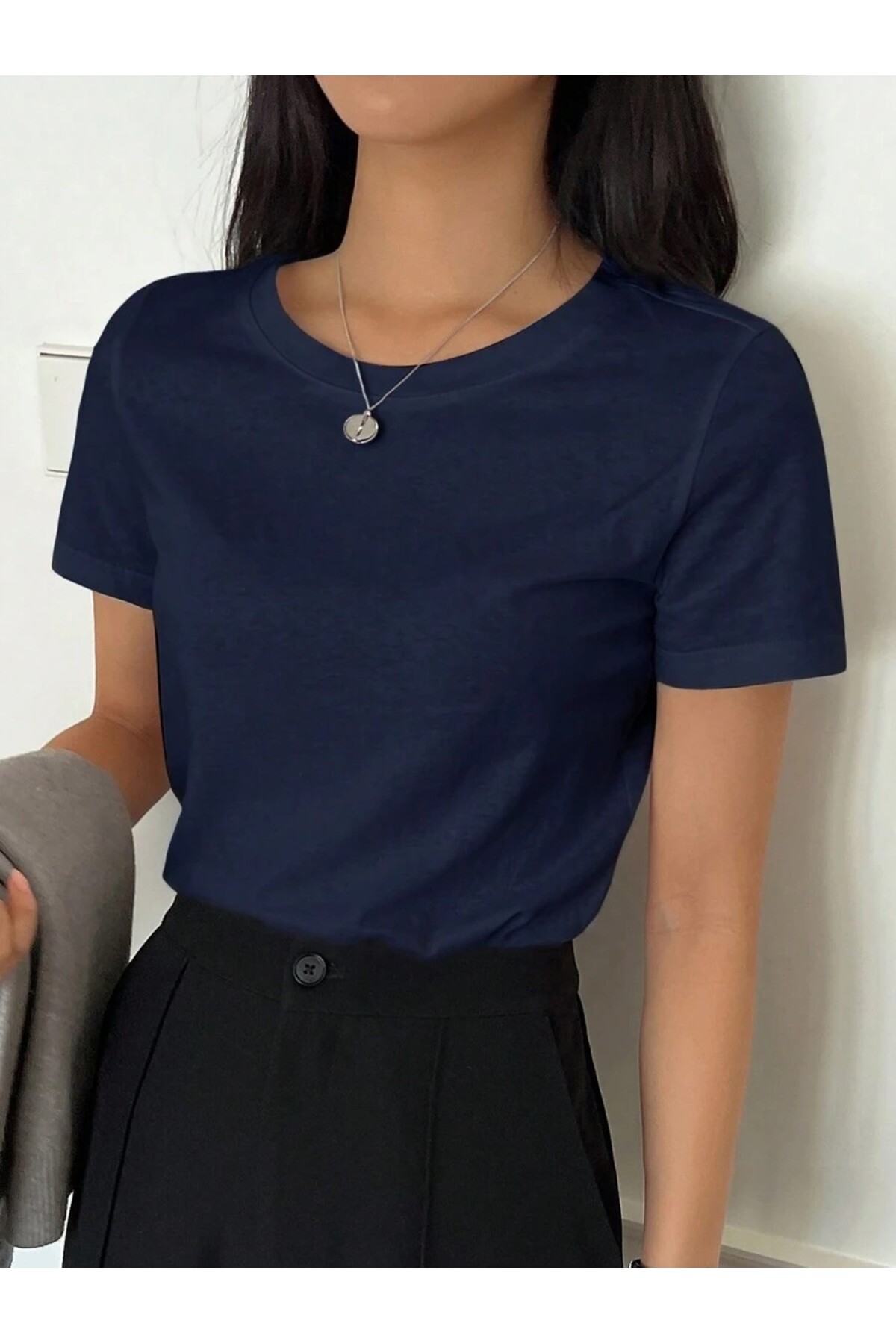 CROFT  Kadın Bisiklet Yaka Kısa Kollu Regular T-Shirt