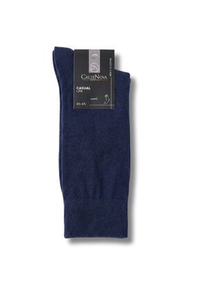 LYKOS Calzenova Erkek Lacivert Klasik Pamuklu Soket Çorap 3'lü Set - Sıkmayan...