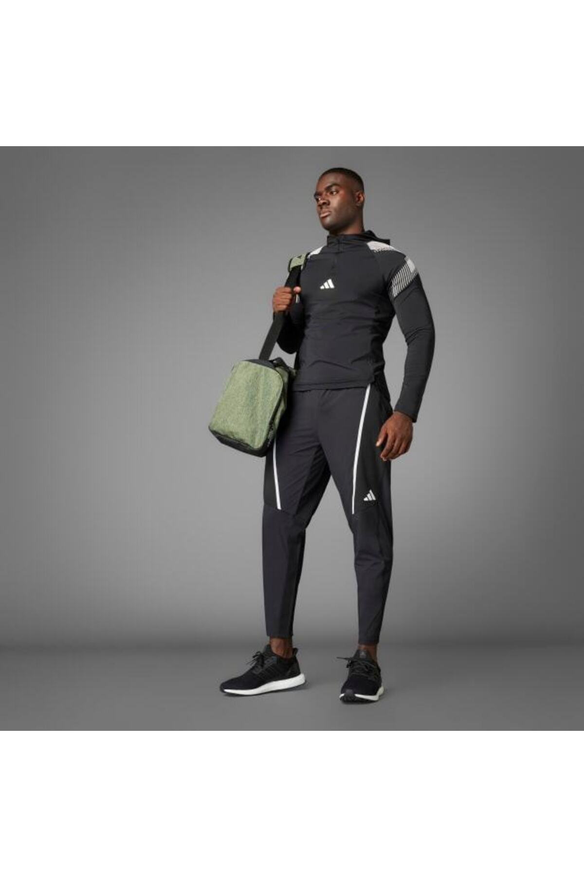 شلوار گرمکن ورزشی مردانه راسته | آدیداس adidas JI8224 - تصویر 4