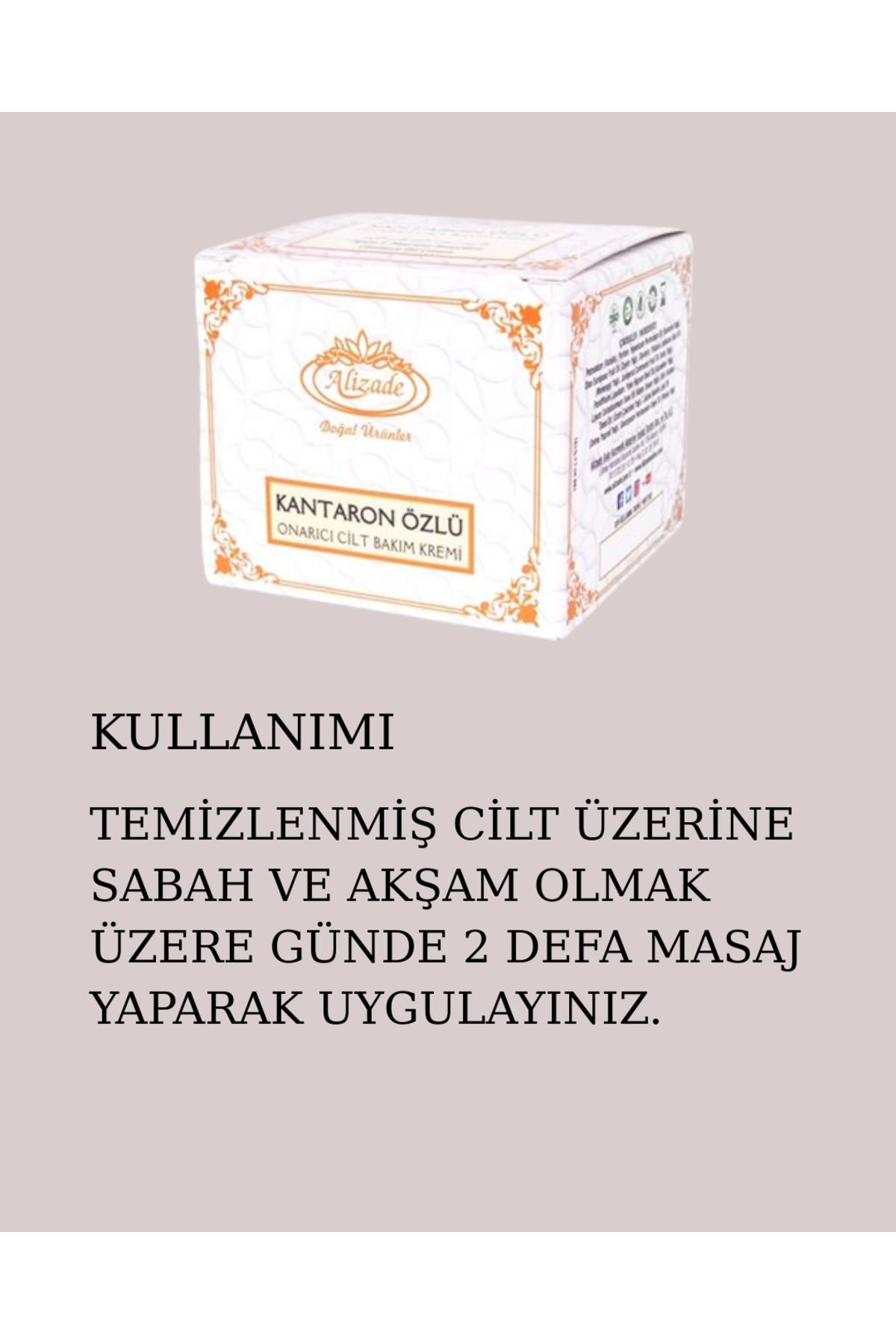 Kantaron özlü bitkisel krem b.asur - egzema ağrı ve çatlak onarmaya yardımcı cilt bakım kremi — KANTARON ÖZLÜ CİLT BAKIM KREMİ — تصویر 2 از 3