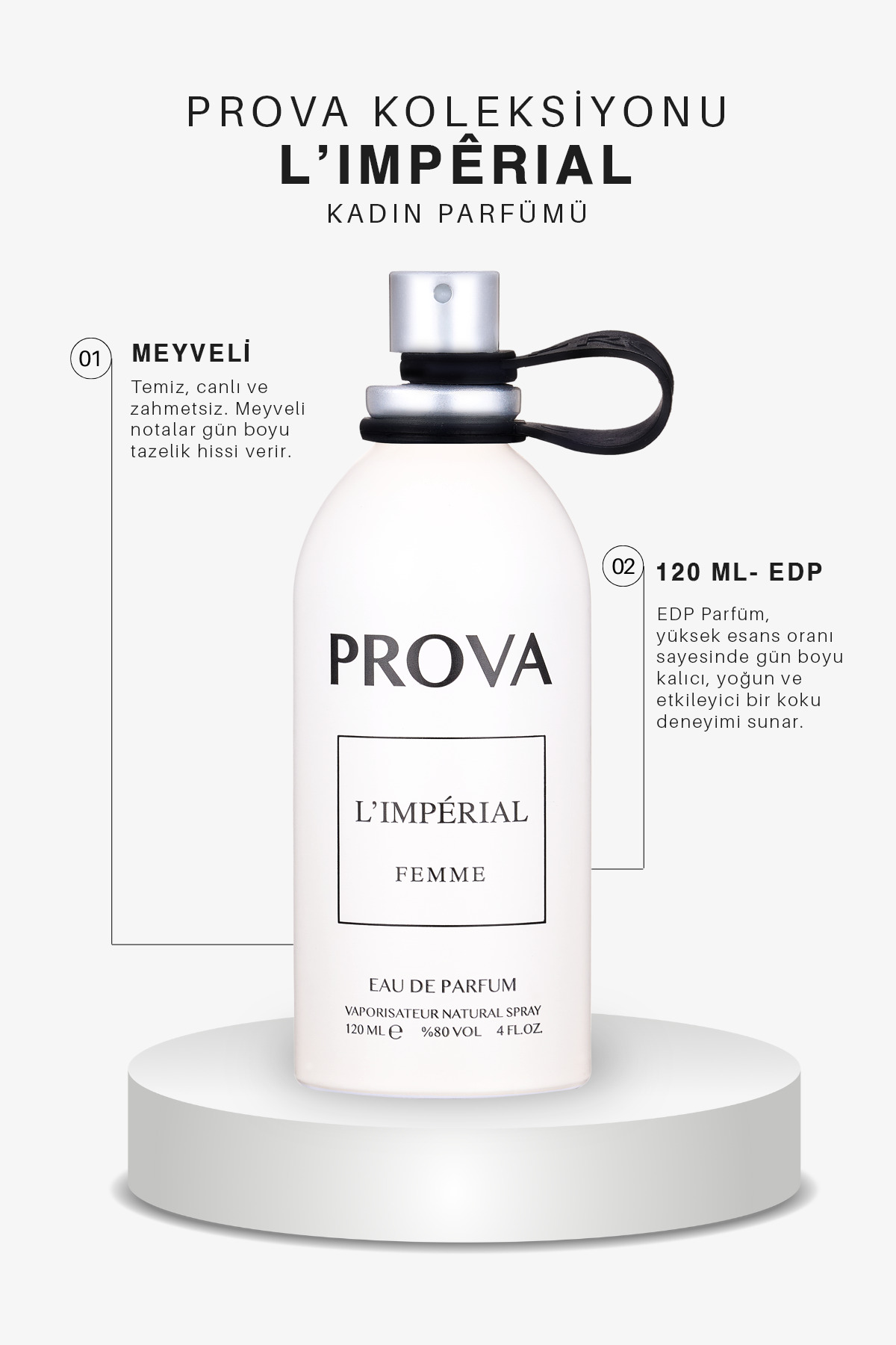 La Vista Ve L'imperial Edp Kadın Parfüm Seti — PRO8696601119665EDP — تصویر 3 از 6