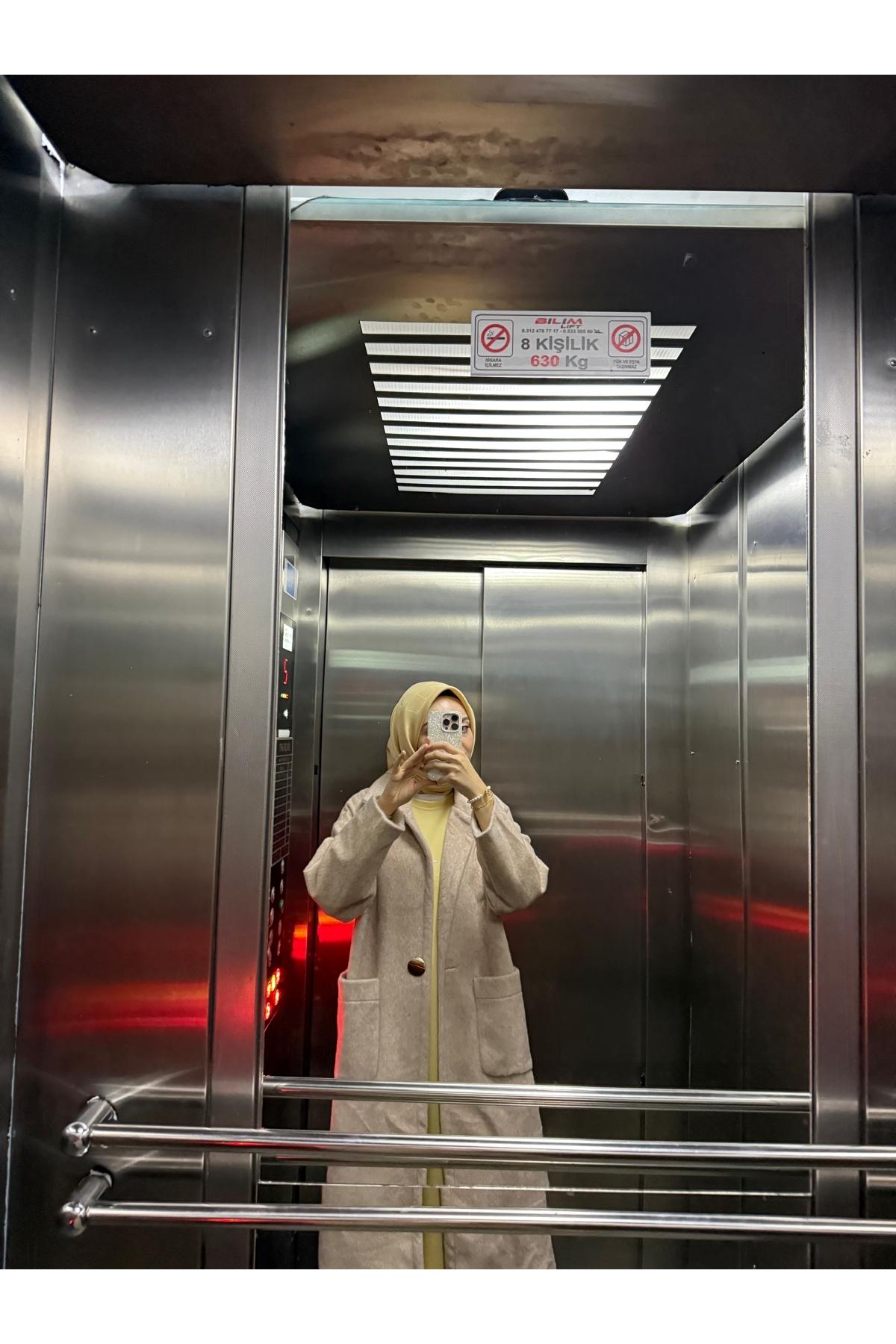 Belemir  Angora uzun astarlı kışlık palto - Görsel 3