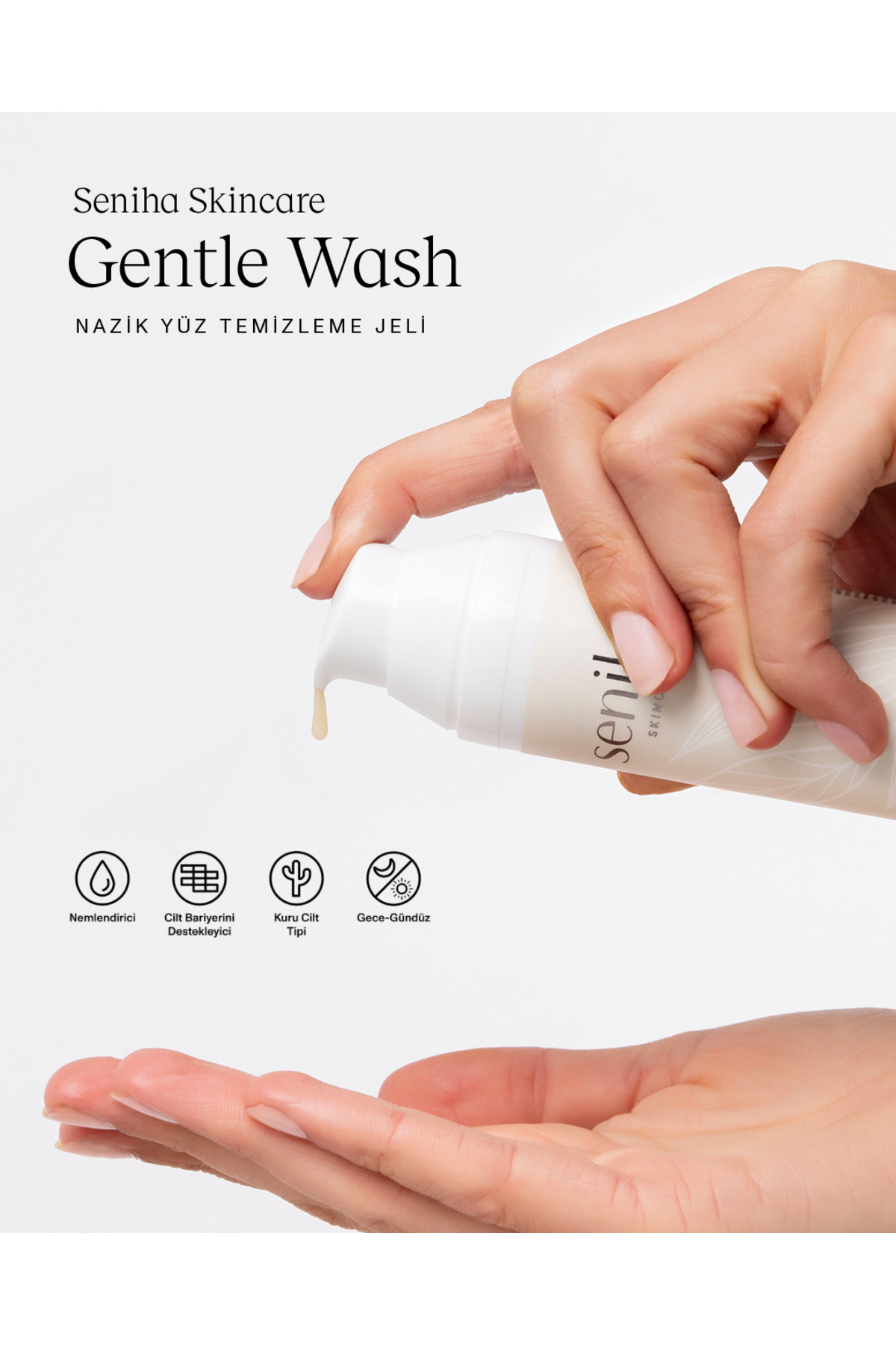 Gentle Wash I Nazik Yüz Temizleme Jeli I Nemlendirici I Kuru Cilt Tipi — SSC000000003 — تصویر 5 از 5