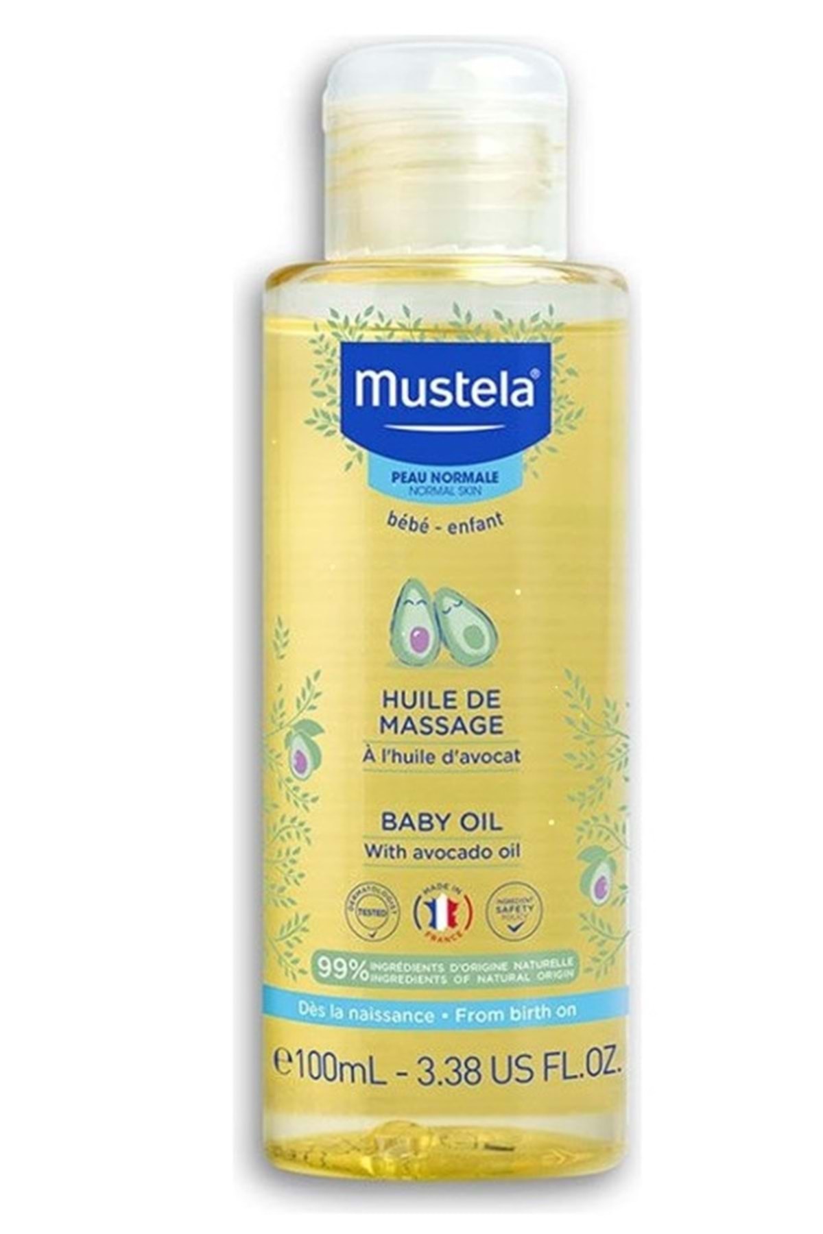 Mustela Baby Massage Oil 100 ml - Nemlendirici ve Rahatlatıcı Bebek Yağı fotoğrafı 2 (önizleme)