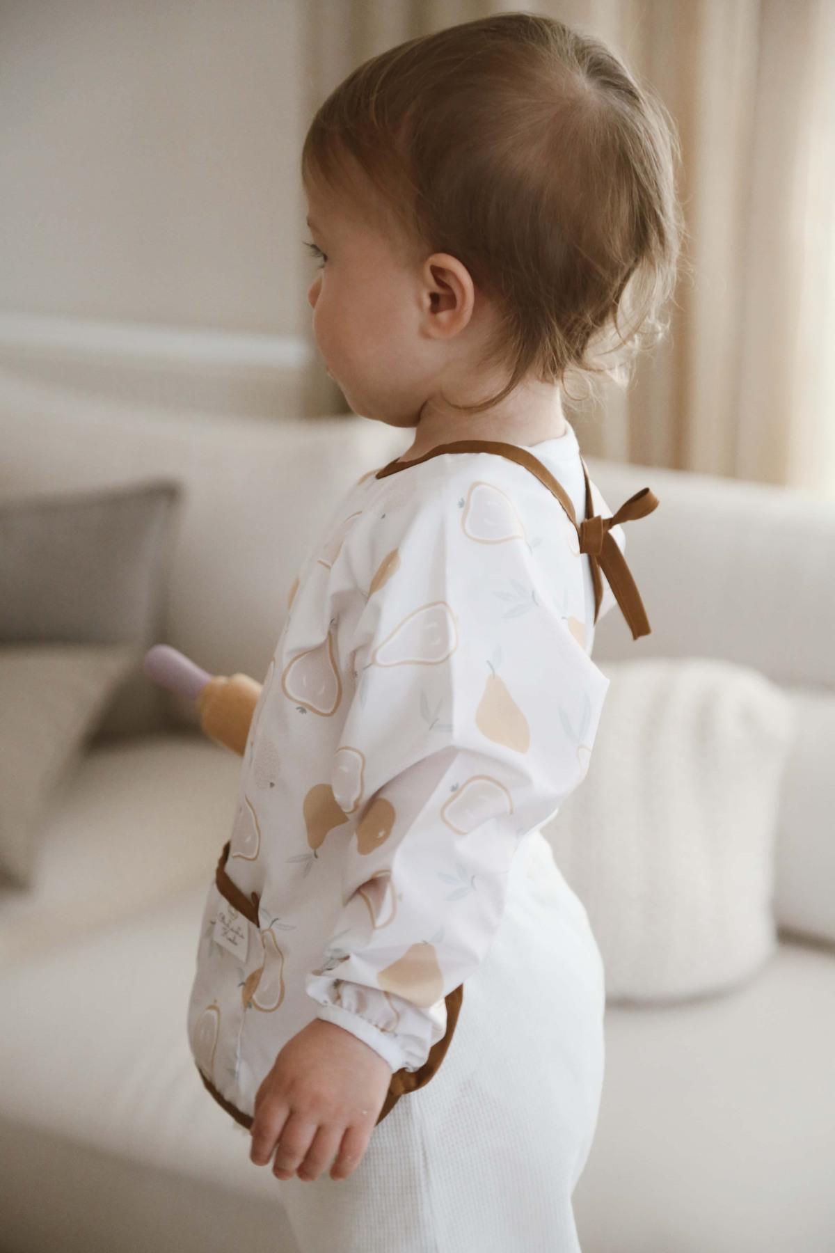 OhlalaKoala Armut Uzun Kollu Sıvı Geçirmez Aktivite Önlük (6-36 AY) fotoğrafı 5 (önizleme)