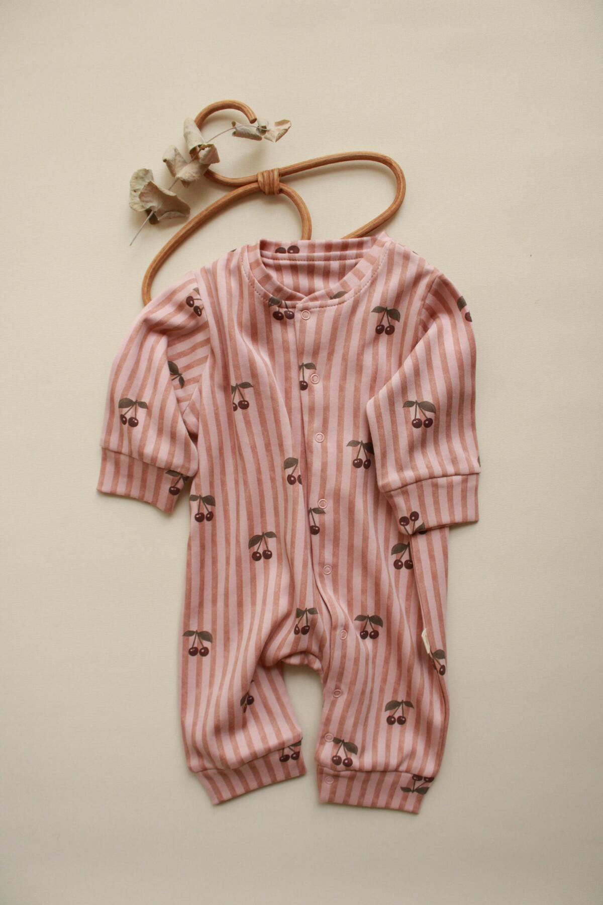 Oh La La Koala For Little Ones Stripe Cherry Serisi Tulum fotoğrafı 2 (önizleme)