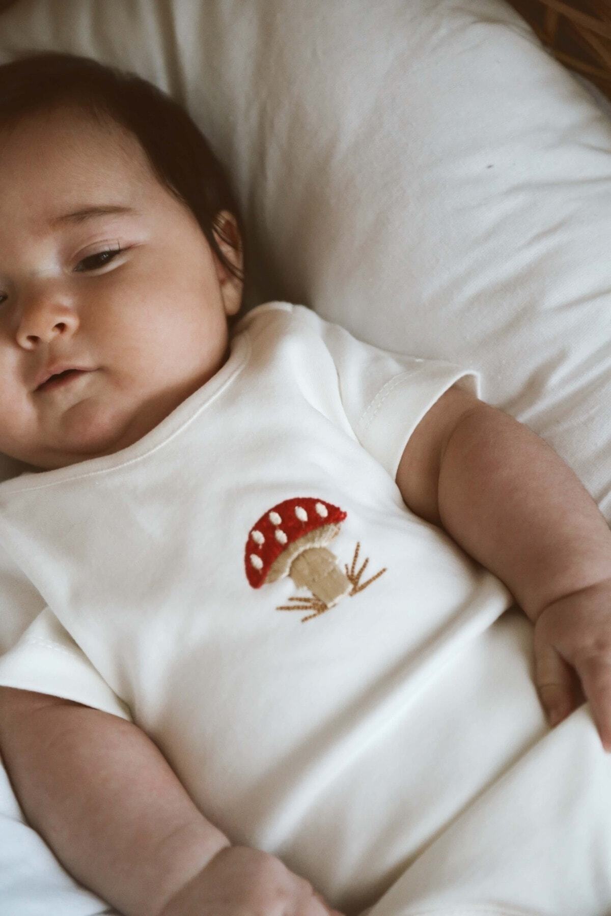 OhlalaKoala Mantar Nakışlı Çıtçıtlı Body Zıbın fotoğrafı 3 (önizleme)