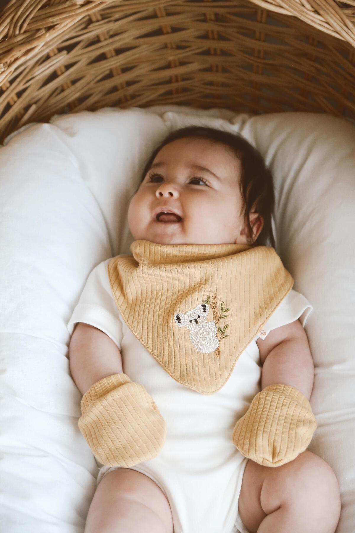 OhlalaKoala 3lü Nakışlı Önlük Model 1 fotoğrafı 4 (önizleme)