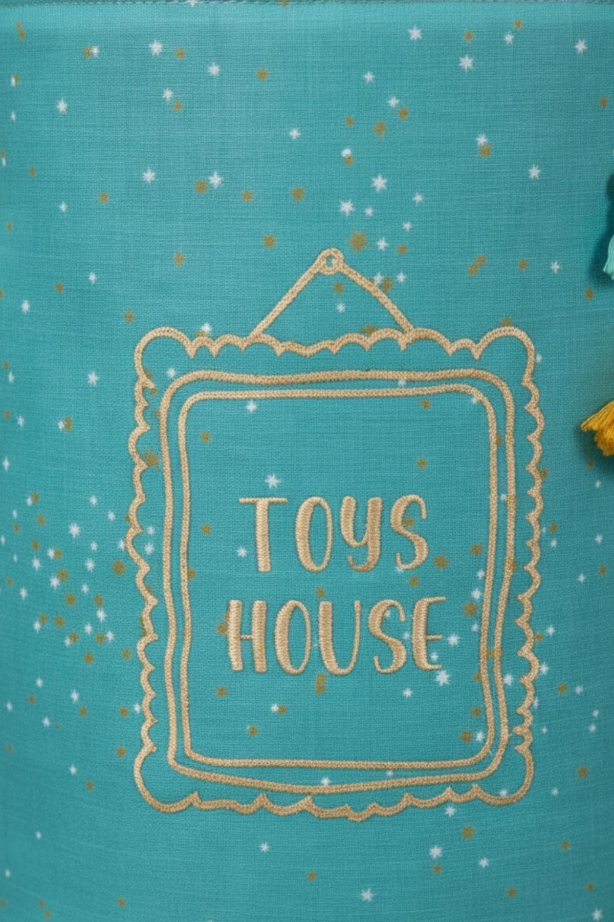 ALAS Bebek Mavi Yuvarlak Torbalı Oyuncak-Kirli Çamaşır Sepeti fotoğrafı 6 (önizleme)