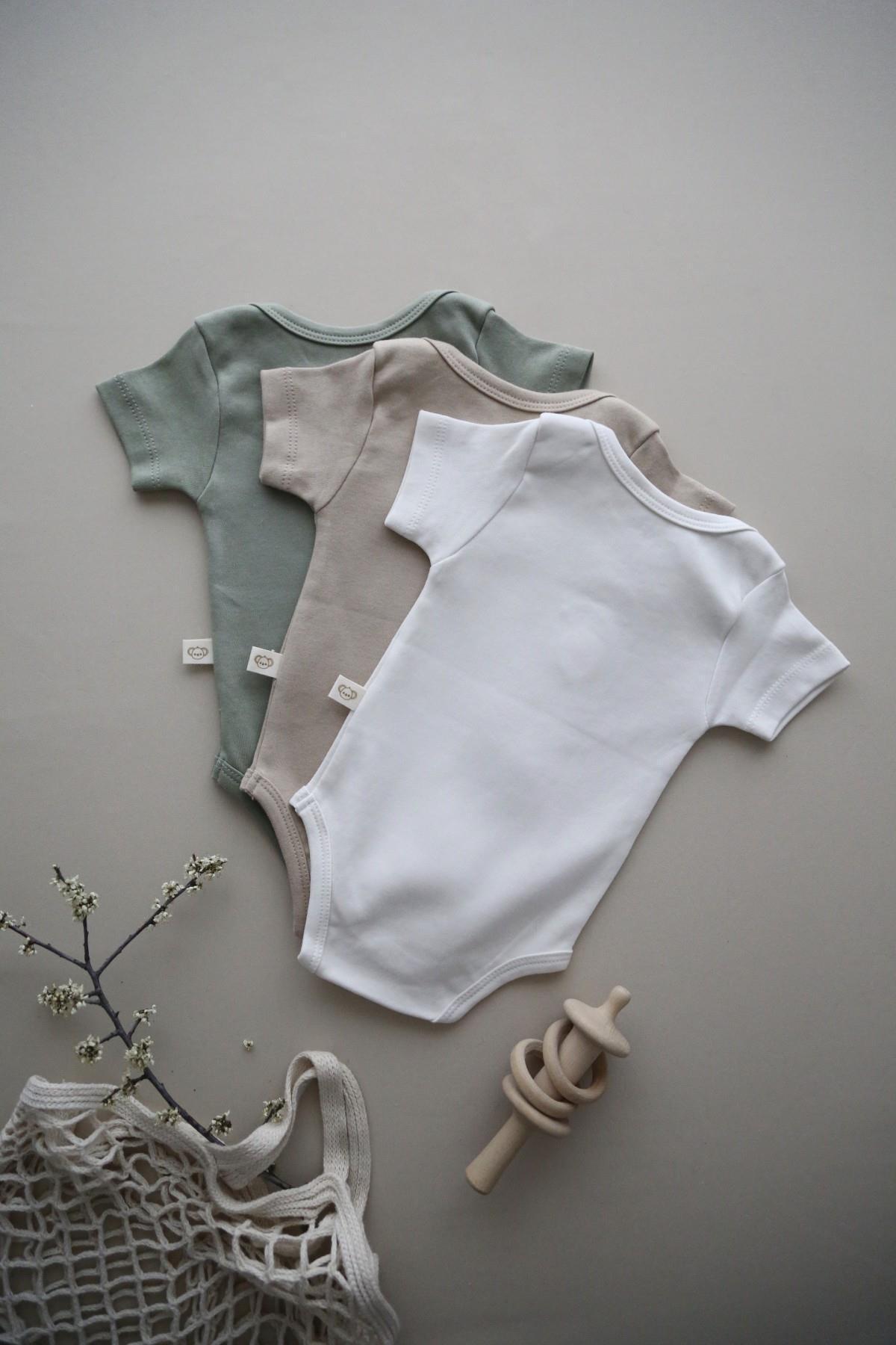 OhlalaKoala 3lü Nakışlı Çıtçıtlı Kısa Kollu Body Zıbın Model 3 fotoğrafı 5 (önizleme)