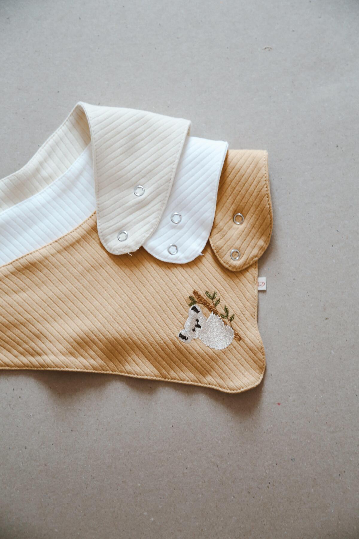 OhlalaKoala 3lü Nakışlı Önlük Model 1 fotoğrafı 2 (önizleme)