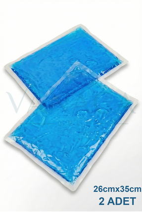 Vanaca Grup 2 Adet Sıcak Soğuk Kompres Jel Buz Paketi - Tekrar Kullanılabilir...