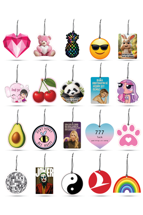 ByMeyla Hawaii Işıltısı 20 Adet Renkli ve Premium Tasarım Torpido Süsü & Koku...