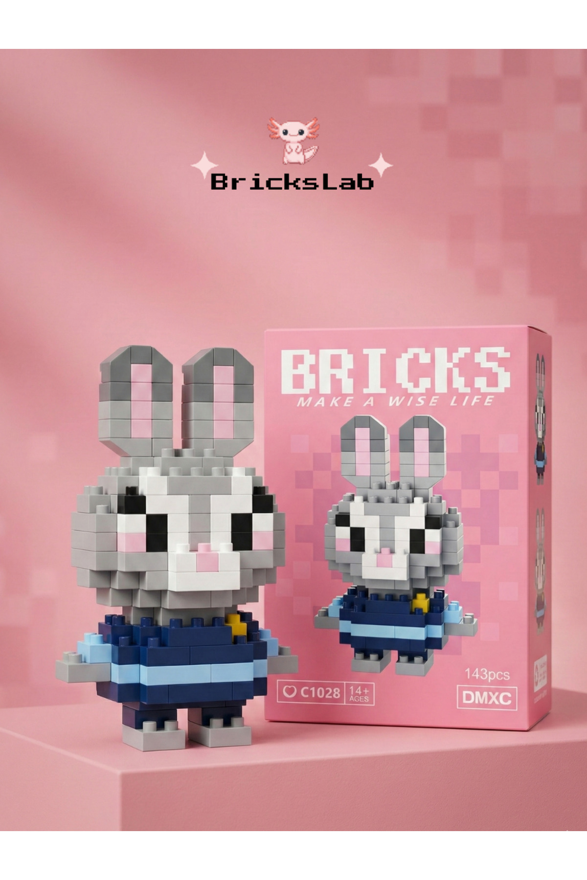 Bricks Mini Judy Hopps Zootropolis 2 Disney Yapboz 3D Puzzle Figür ...