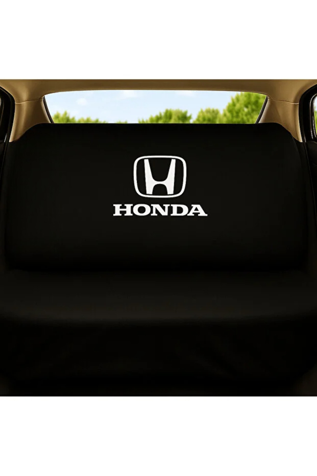 sekutuning Honda Civic Siyah Araç Koltuk Kılıfı Koruyucu Penye Servis Kılıfı fotoğrafı 2 (önizleme)