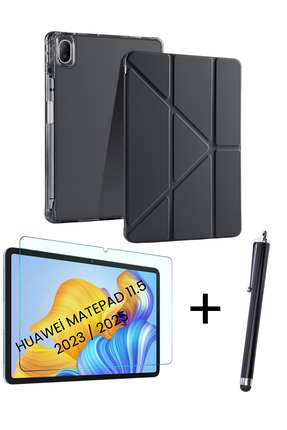 İncisoft Huawei Matepad 11.5 2025/2023 Uyumlu Kalem Bölmeli Tablet Kılıf + Ek...