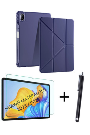 İncisoft Huawei Matepad 11.5 2025/2023 Uyumlu Kalem Bölmeli Tablet Kılıf + Ek...