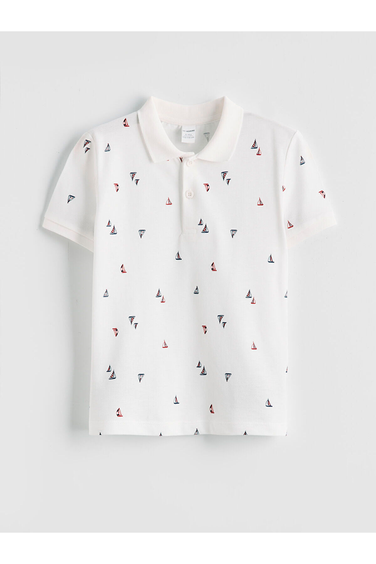 LC Waikiki Nevaa Collection Bej Polo yaka Erkek Çocuk Tişört ve Şort Takım fotoğrafı 2 (önizleme)