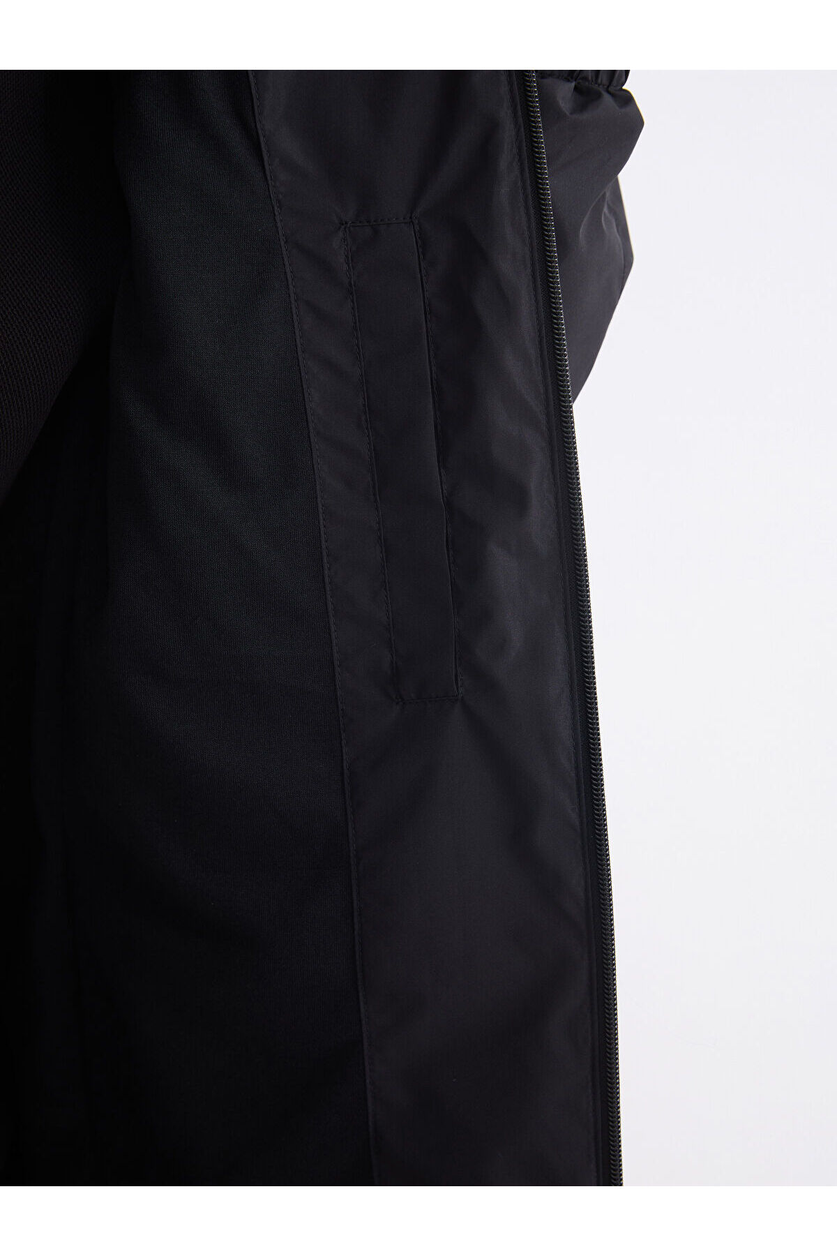 کت بارانی مردانه کلاهدار LCW Vision Standard Fit — سرمه‌ای TYCCAA581F49700BCC38CE600 — تصویر 4 از 8