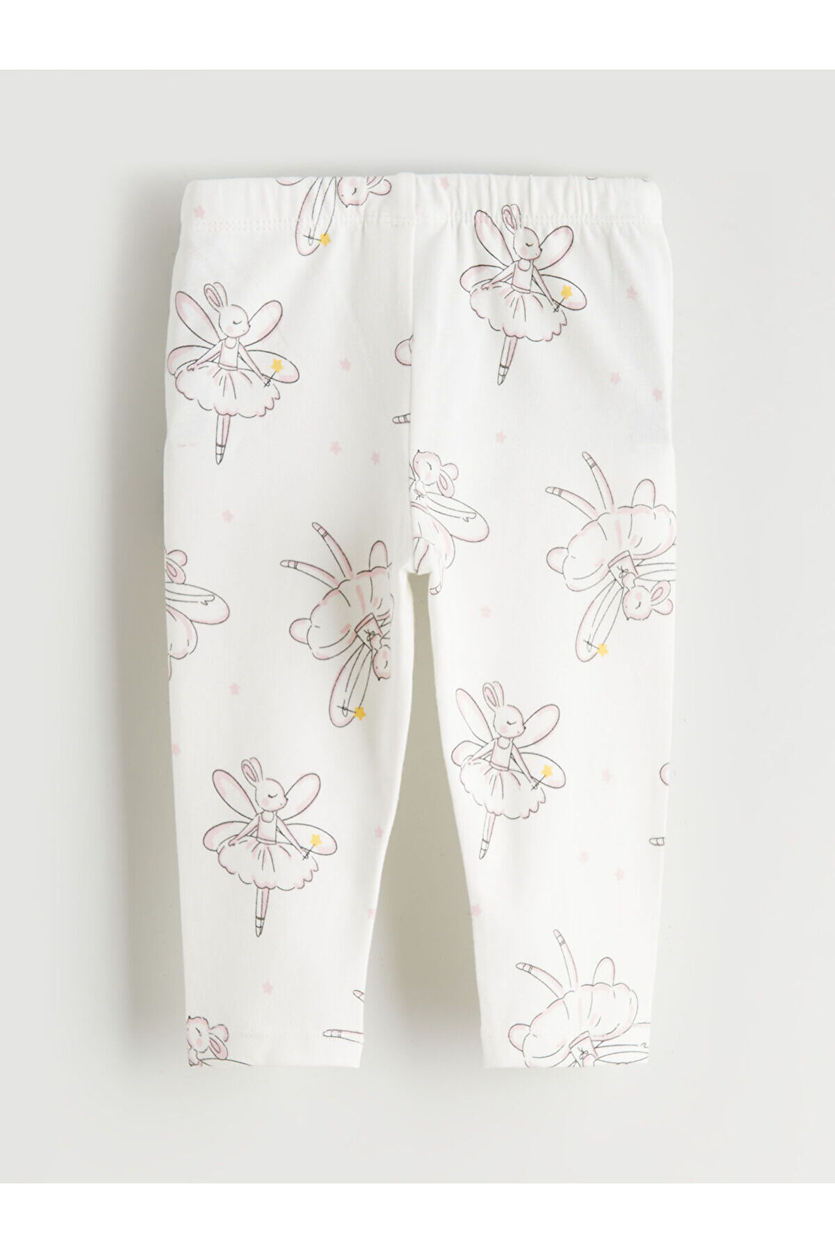 LC Waikiki Elsiva Collection Pembe Tavşan Baskılı Kız Bebek Bluz ve Tayt fotoğrafı 6 (önizleme)