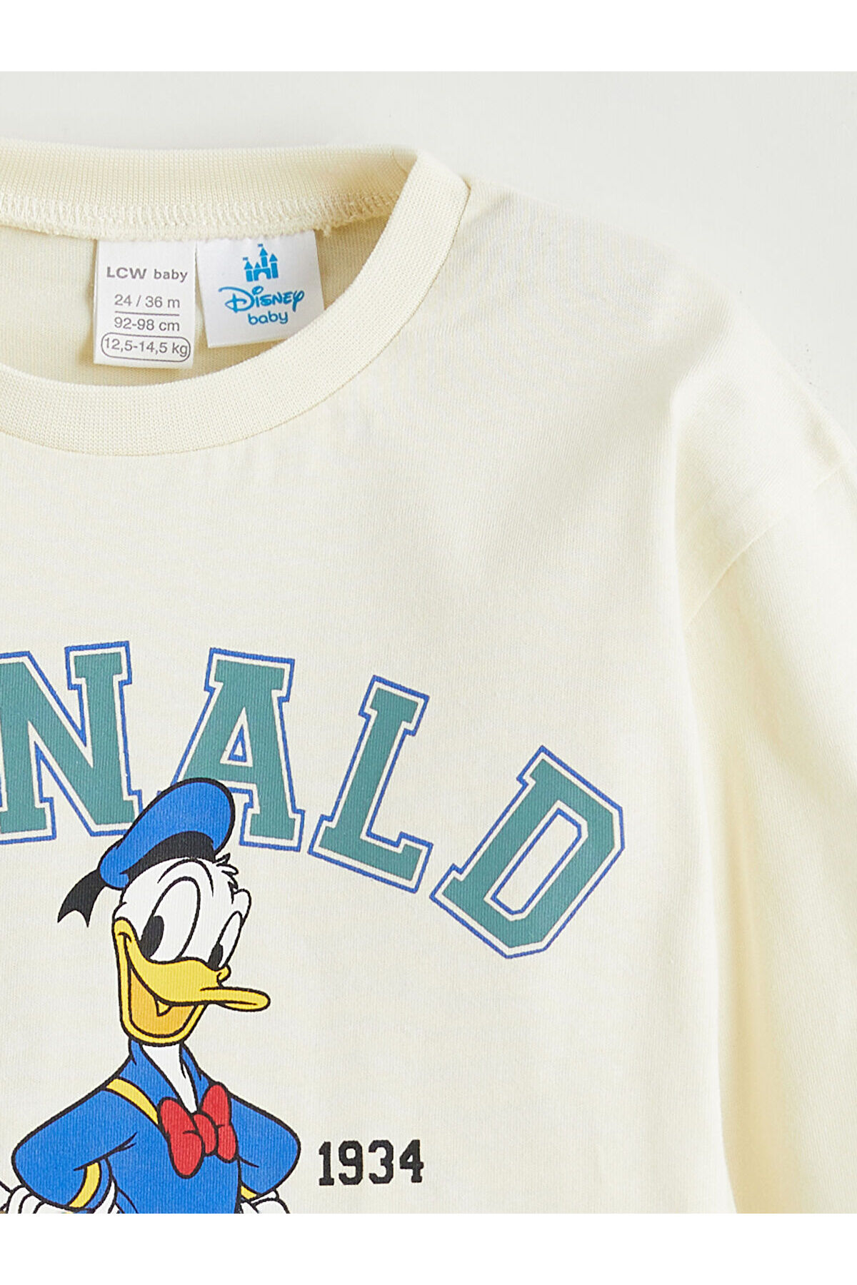 LC Waikiki Bej Donald Duck Baskılı Erkek Bebek Tişört ve Pantolon fotoğrafı 4 (önizleme)