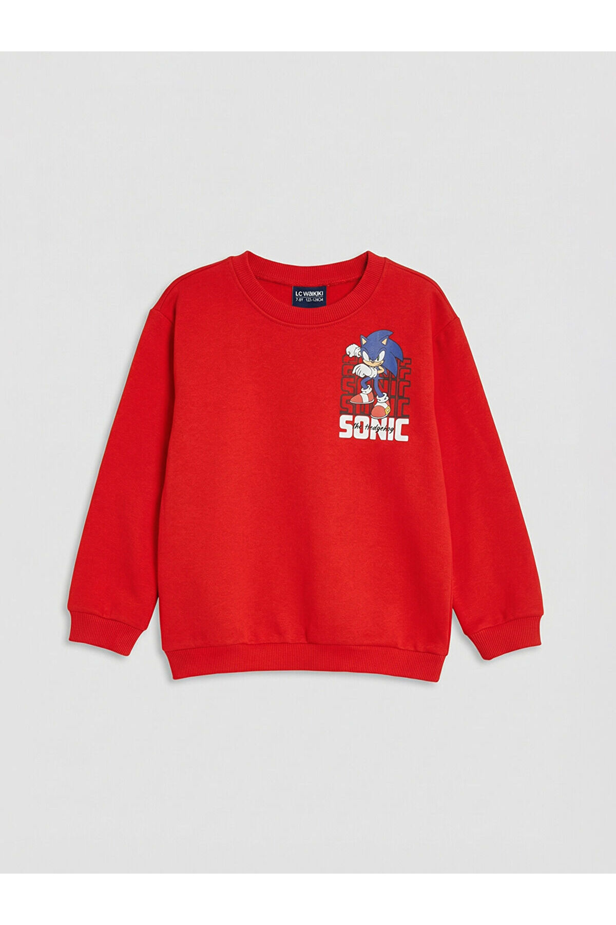 LC Waikiki Nevaa Collection Kırmızı Sonic Baskılı Erkek Çocuk Kalın Sweatshirt ve Eşofman Altı fotoğrafı 2 (önizleme)