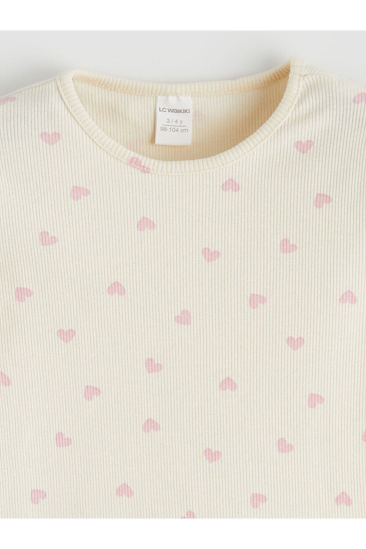 LC Waikiki Nevaa Collection Pembe Kız Çocuk Baskılı Takım 3'lü fotoğrafı 6 (önizleme)