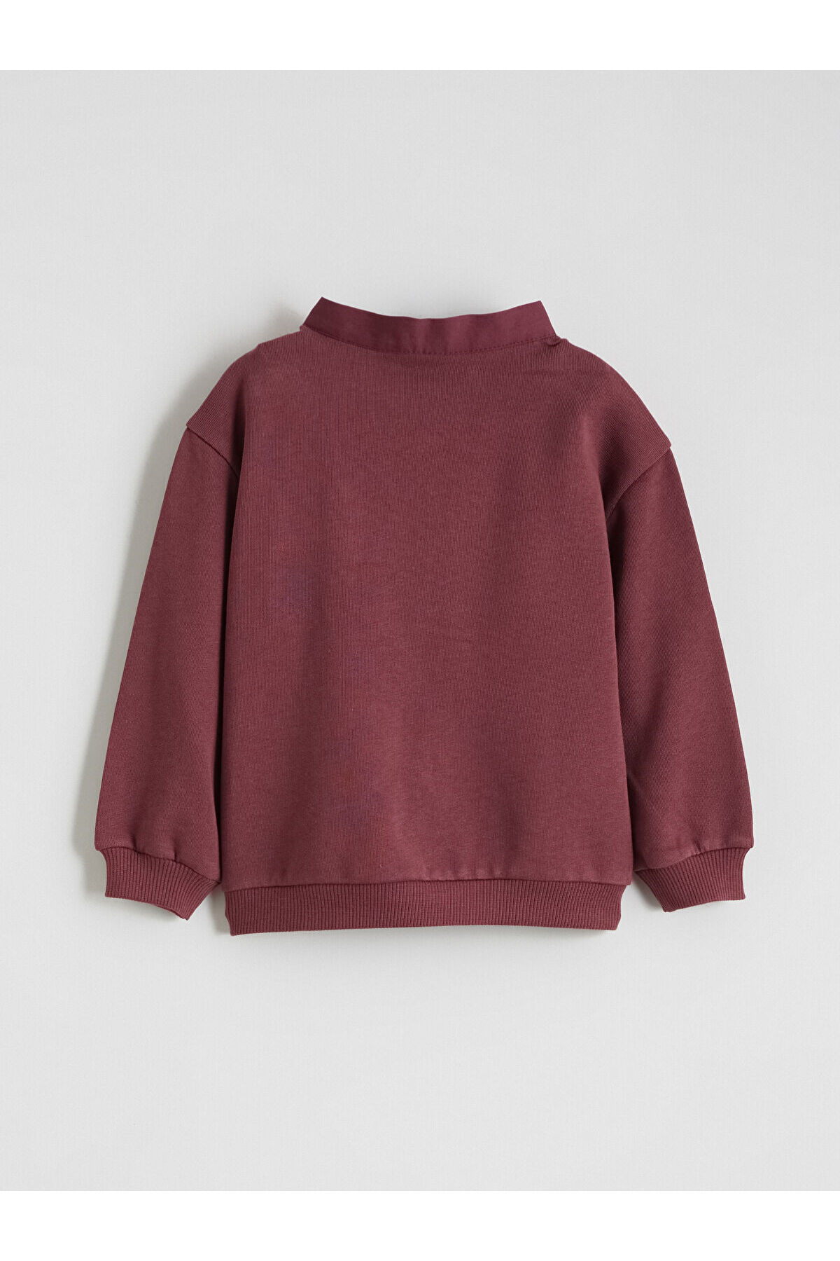 LC Waikiki Esse Collection Bordo Erkek Bebek Kalın Sweatshirt ve Eşofman Altı fotoğrafı 5 (önizleme)