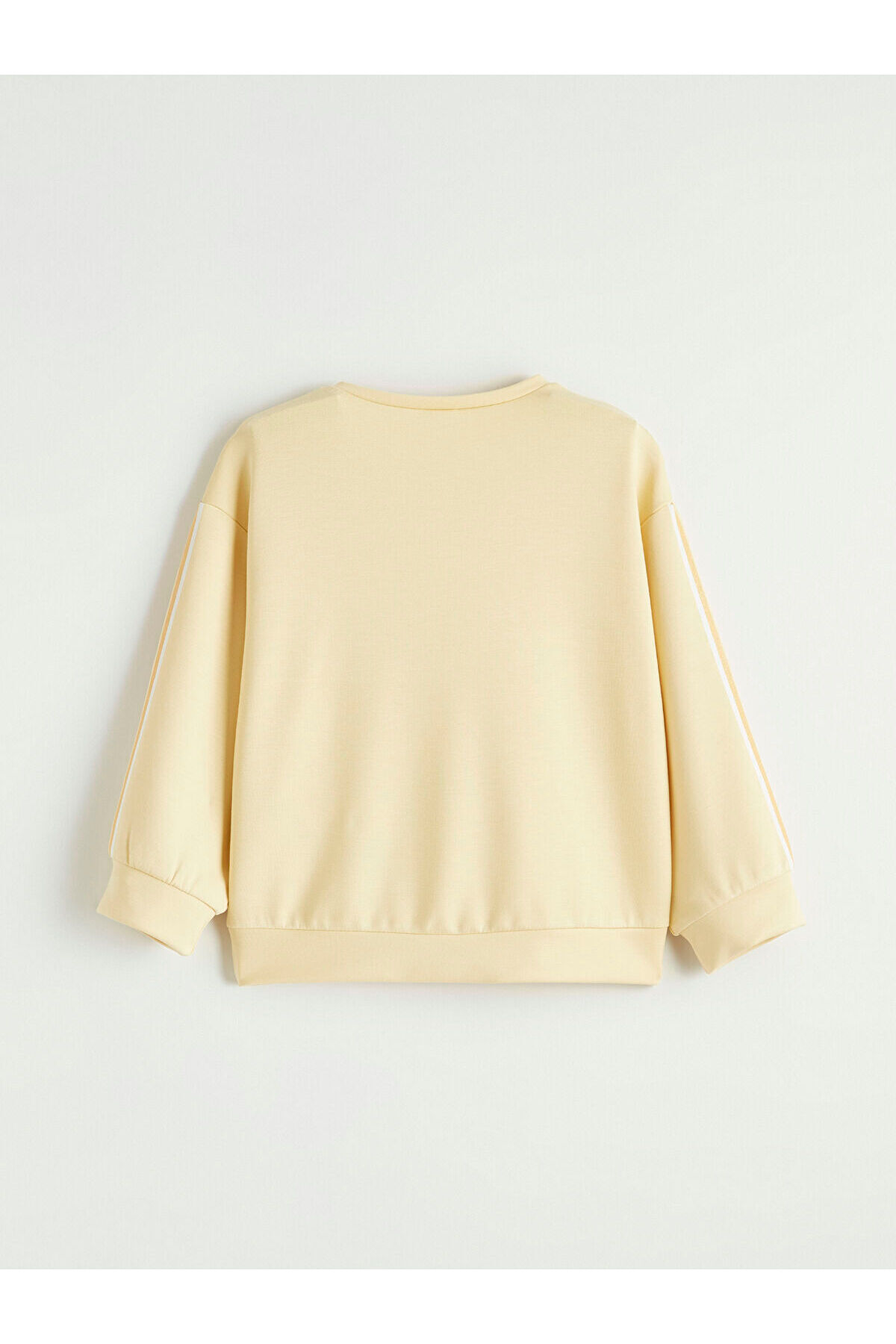 LC Waikiki Elsiva Collection Sarı Baskılı Kız Çocuk Soft Touch Sweatshirt ve Eşofman Altı fotoğrafı 4 (önizleme)