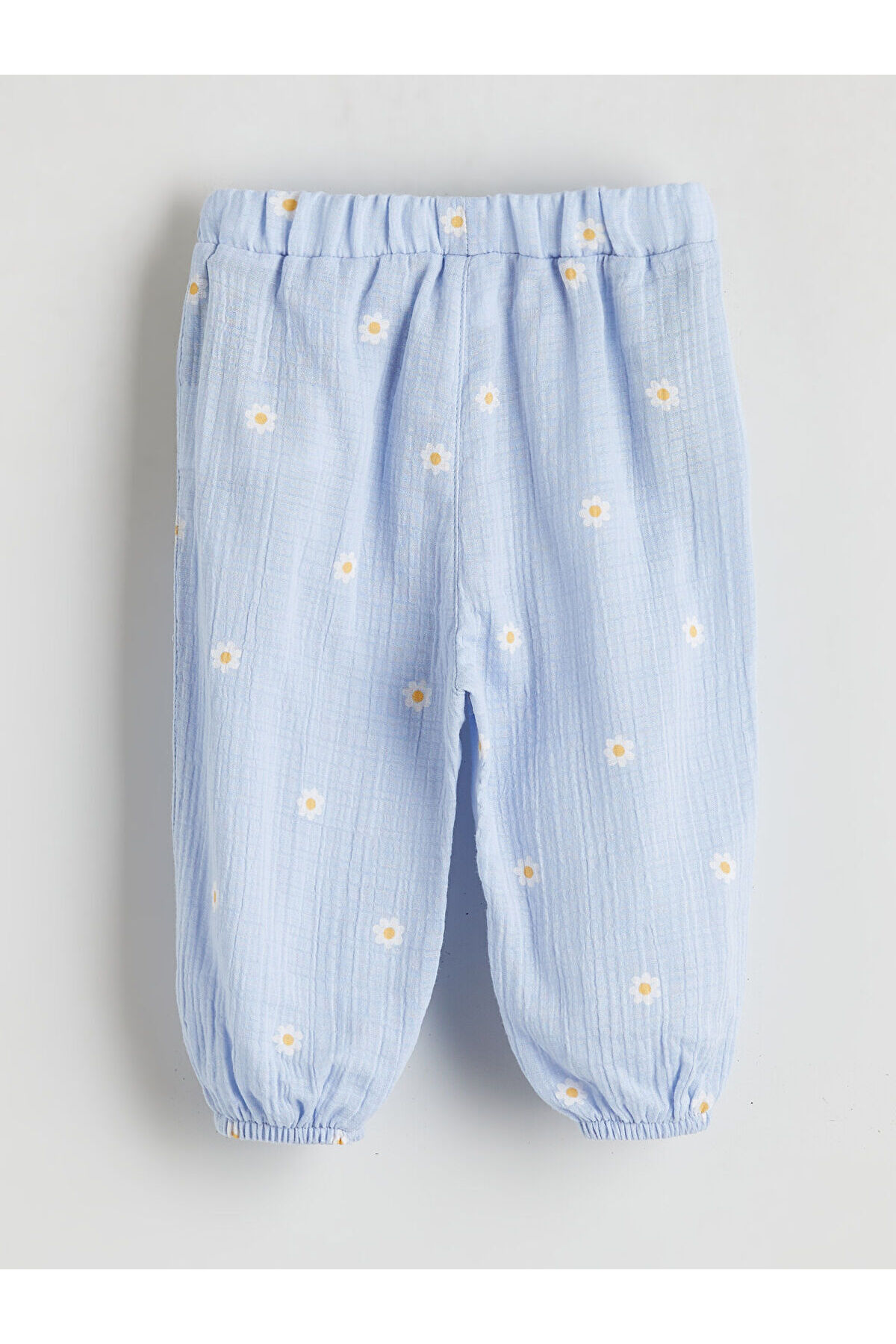 LC Waikiki Elsiva Collection Mavi Çiçekli Kız Bebek Gömlek ve Pantolon fotoğrafı 7 (önizleme)