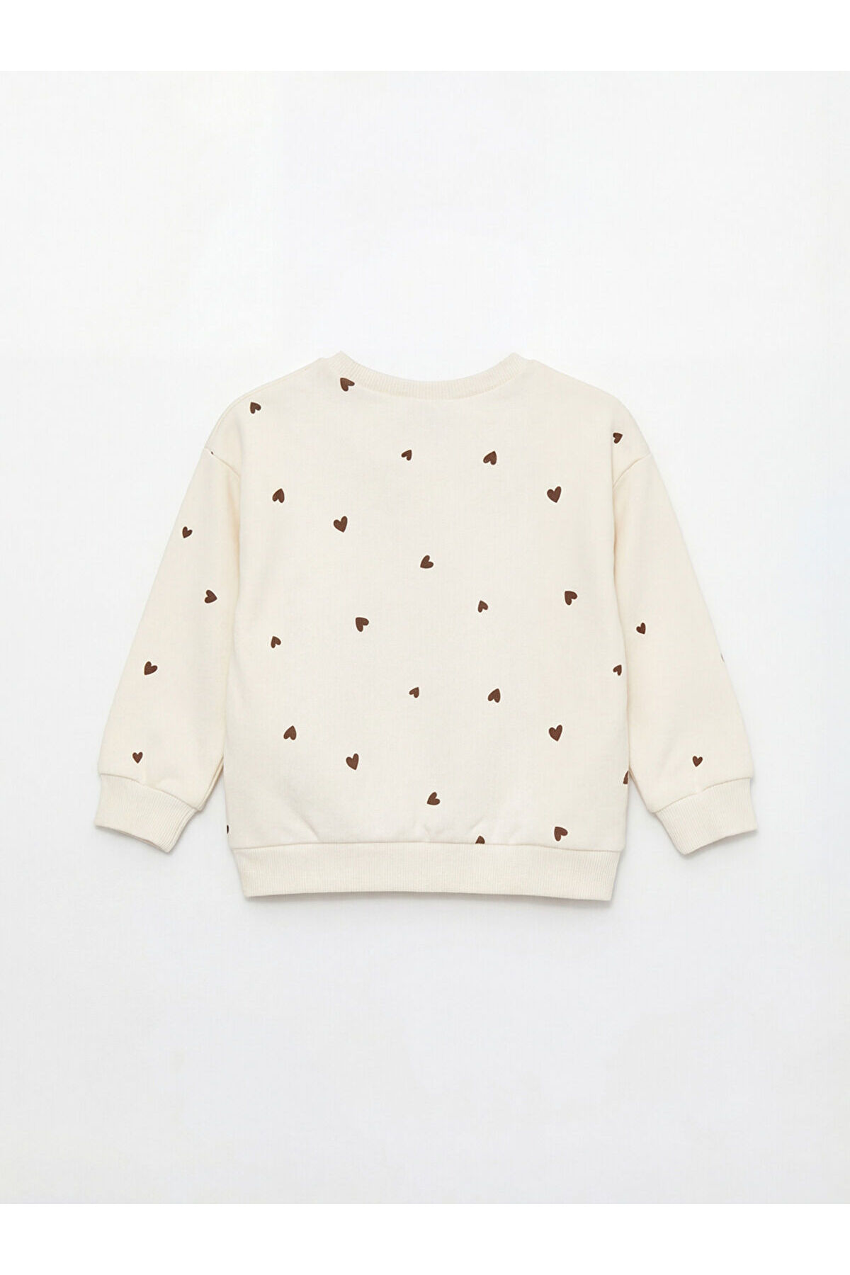 LC Waikiki Elsiva Collection Kahverengi Baskılı Kız Çocuk Sweatshirt ve Eşofman Altı fotoğrafı 3 (önizleme)