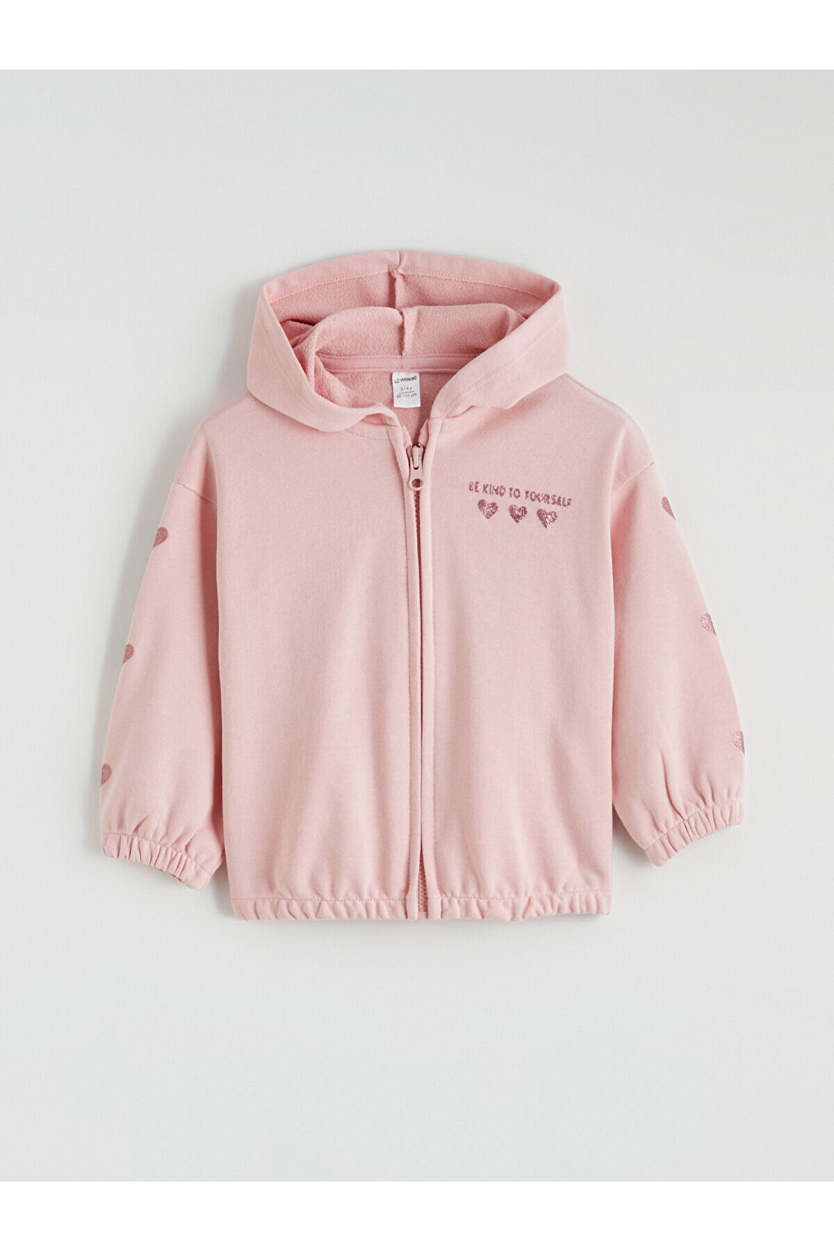 LC Waikiki Nevaa Collection Pembe Kız Çocuk Baskılı Takım 3'lü fotoğrafı 2 (önizleme)
