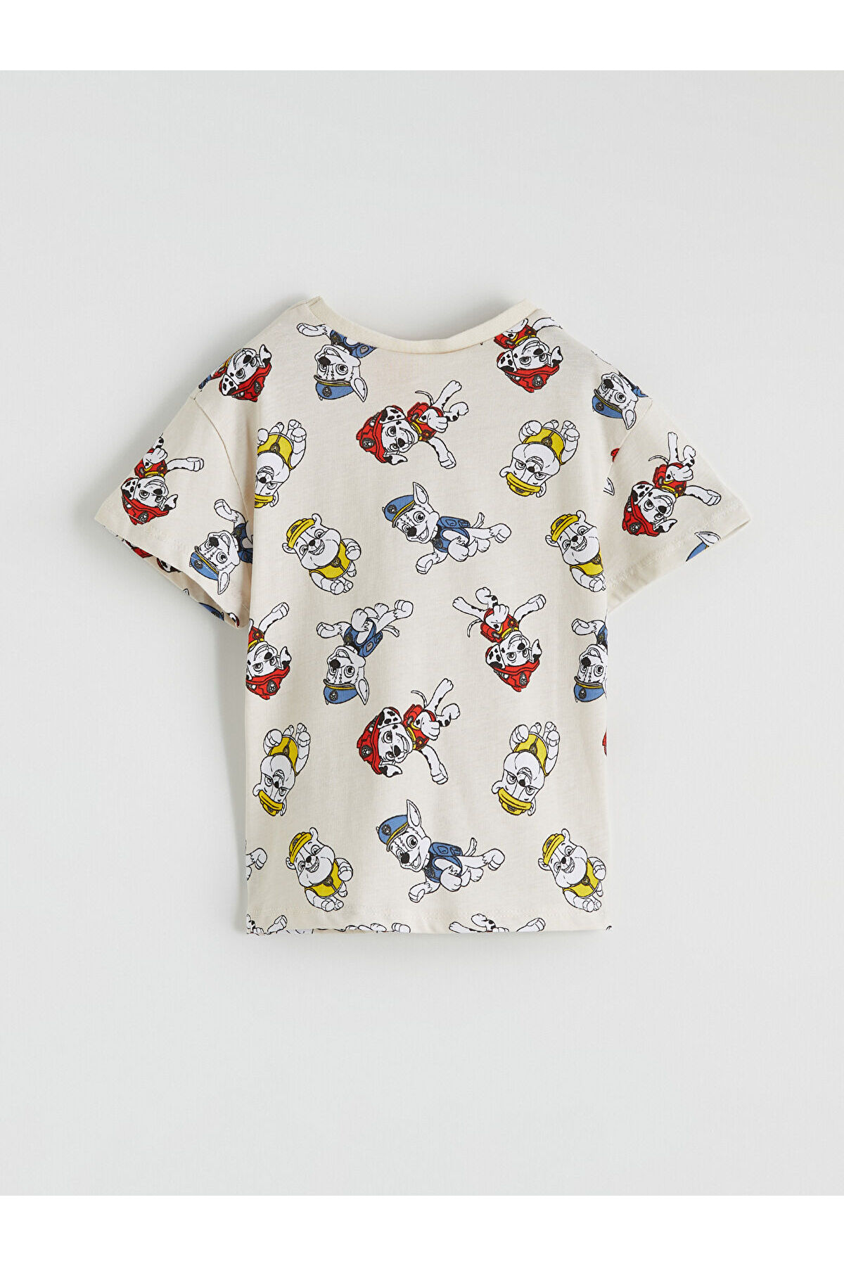 LC Waikiki Nevaa Collection Ekru Paw Patrol Baskılı Erkek Bebek Penye Tişört ve Şort fotoğrafı 5 (önizleme)