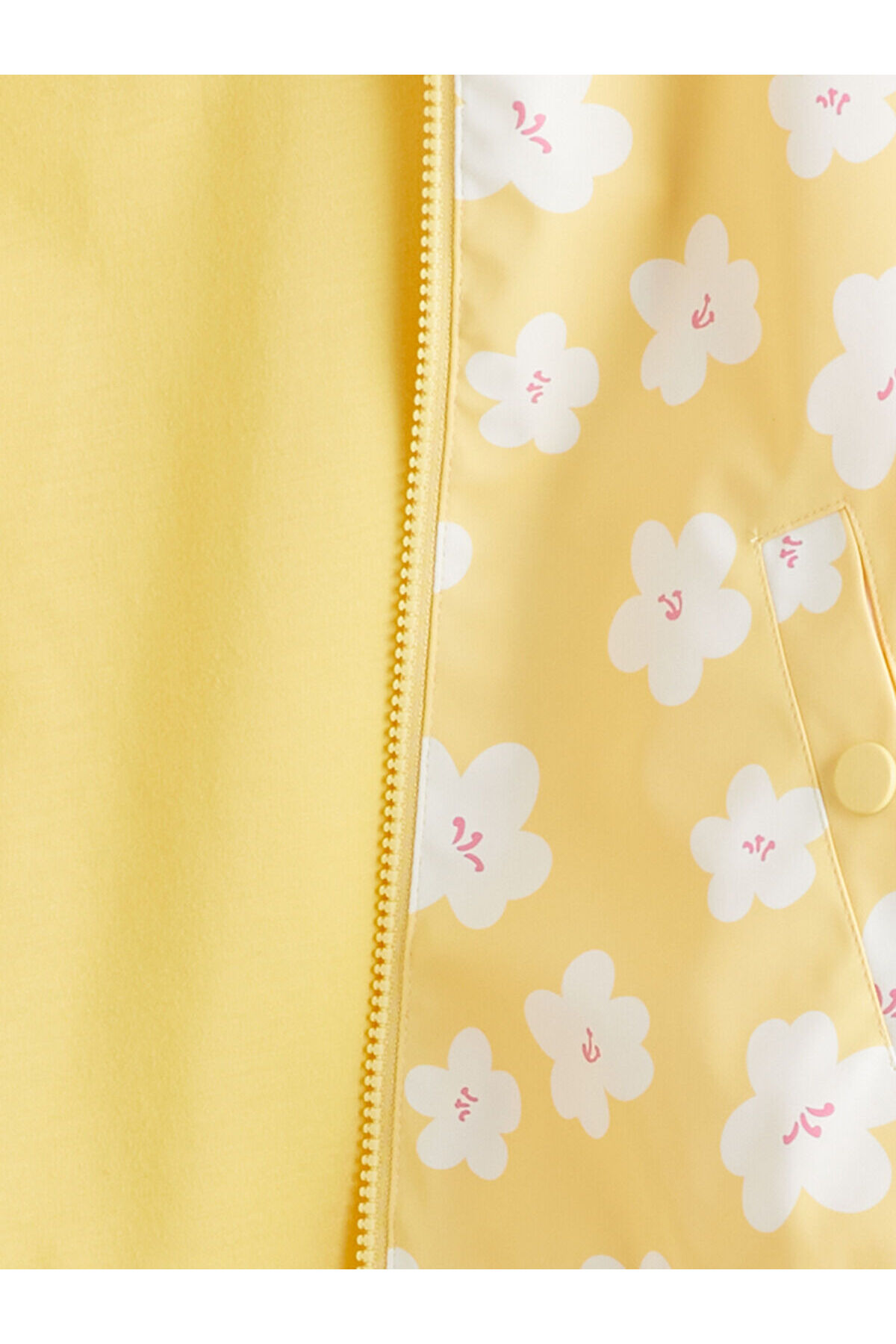 LC Waikiki Sarı Çiçekli Kız Çocuk Mont fotoğrafı 4 (önizleme)