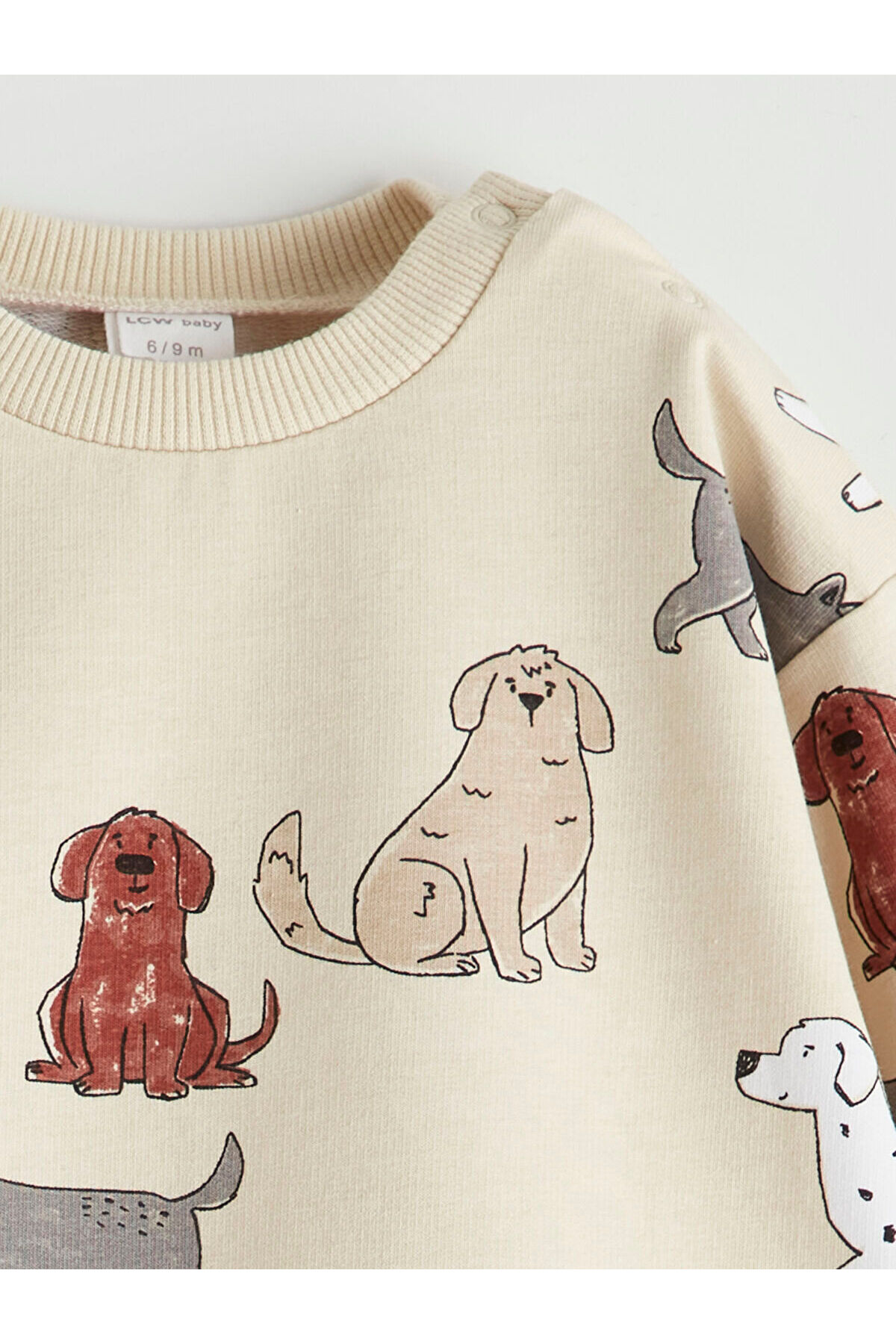 LC Waikiki Nevaa Collection Bej Baskılı Erkek Bebek Sweatshirt ve Eşofman Altı fotoğrafı 4 (önizleme)