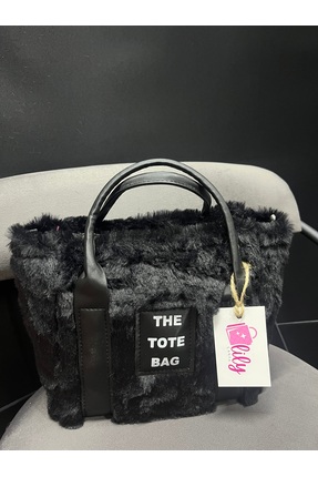 lilycanta The Tote Bag Peluş Uzun Nubuk Kolon Askılı Kadın El Ve Omuz Çantası