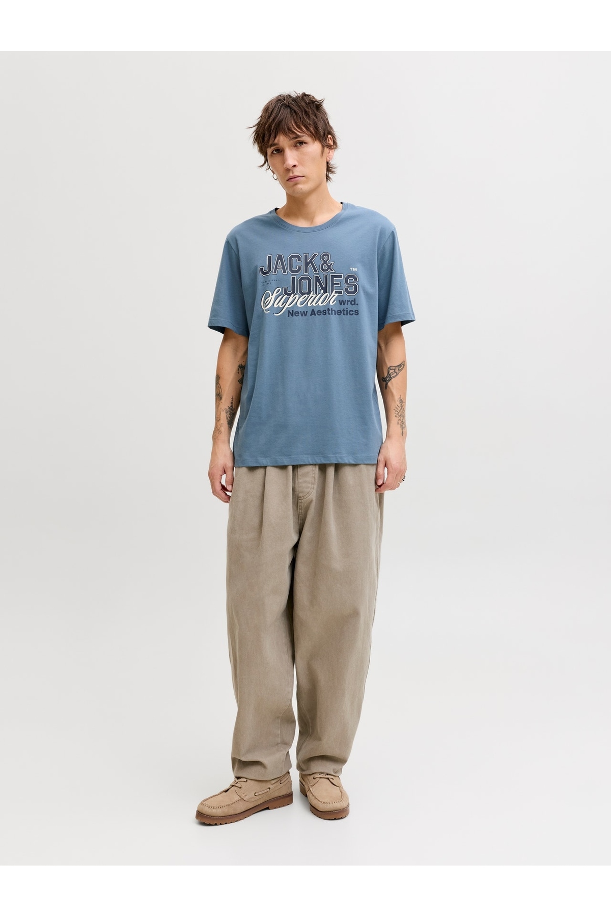 تیشرت مردانه طرح دار آستین کوتاه | جک اند جونز Jack & Jones 26YW21000092 - تصویر 2