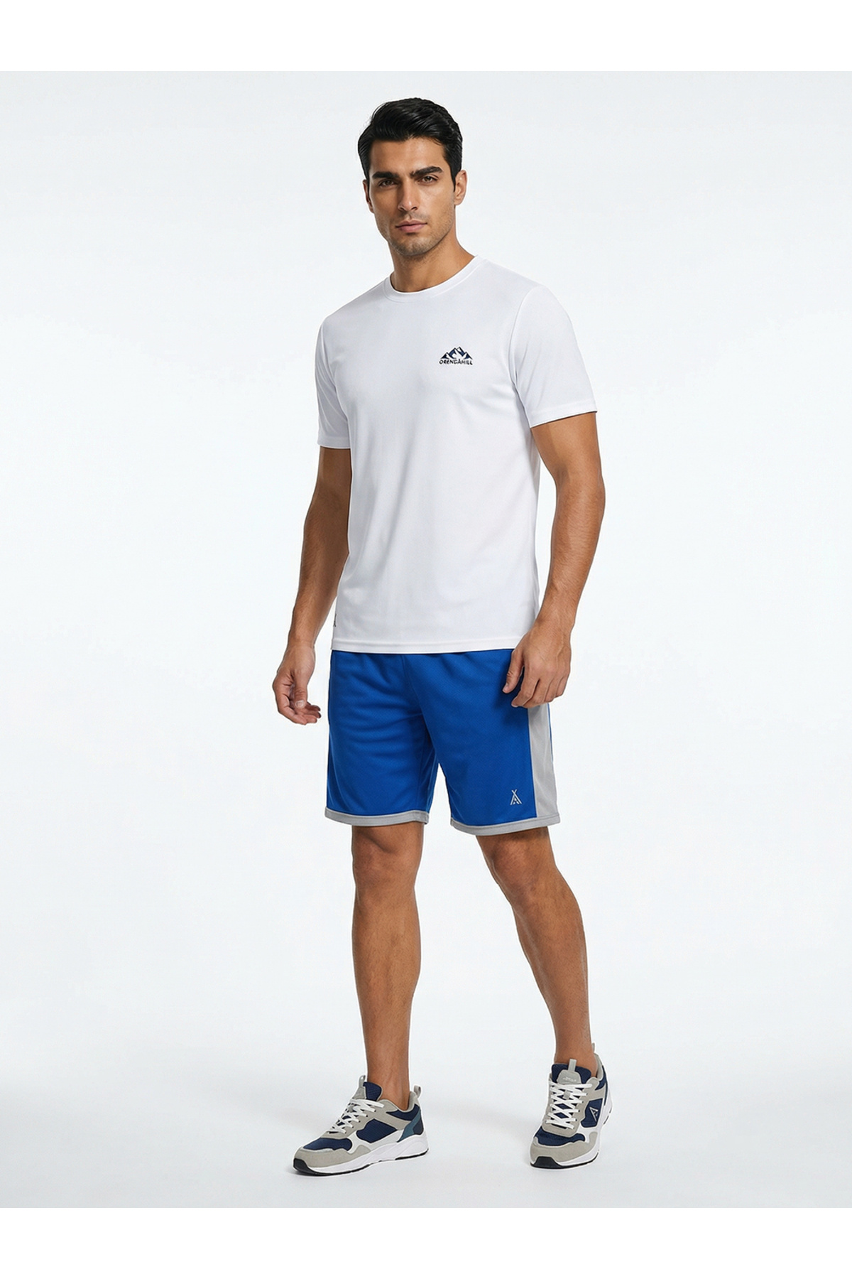 تي شيرت رياضي للرجال سريع الجفاف مرن ملابس رياضية...