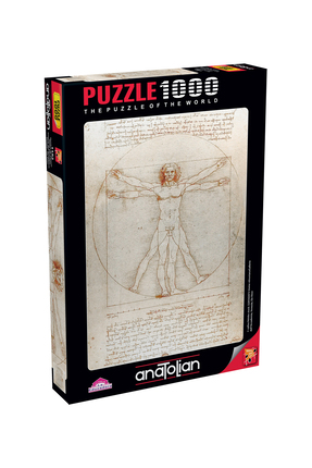 Anatolian Puzzle 1000 Parça Yapboz Puzzle - Vitruvius Adamı 1193