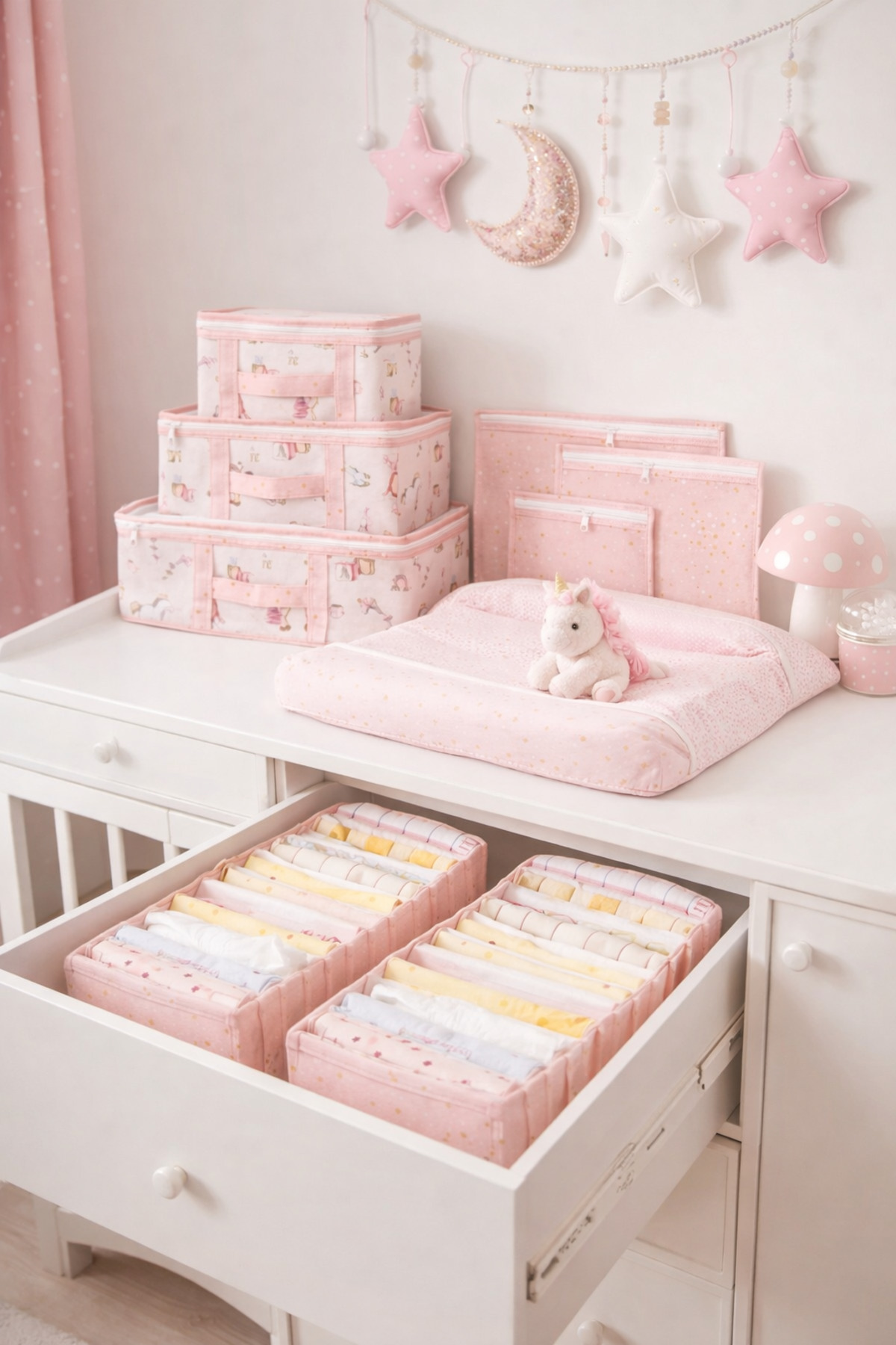 PONÇİK BEBEK Valiz Seyahat Bavul içi Düzenleme Doğum ÇantasıDüzenleme &2'li Çekmece Düzenleyici Akordiyon SET fotoğrafı 5 (önizleme)