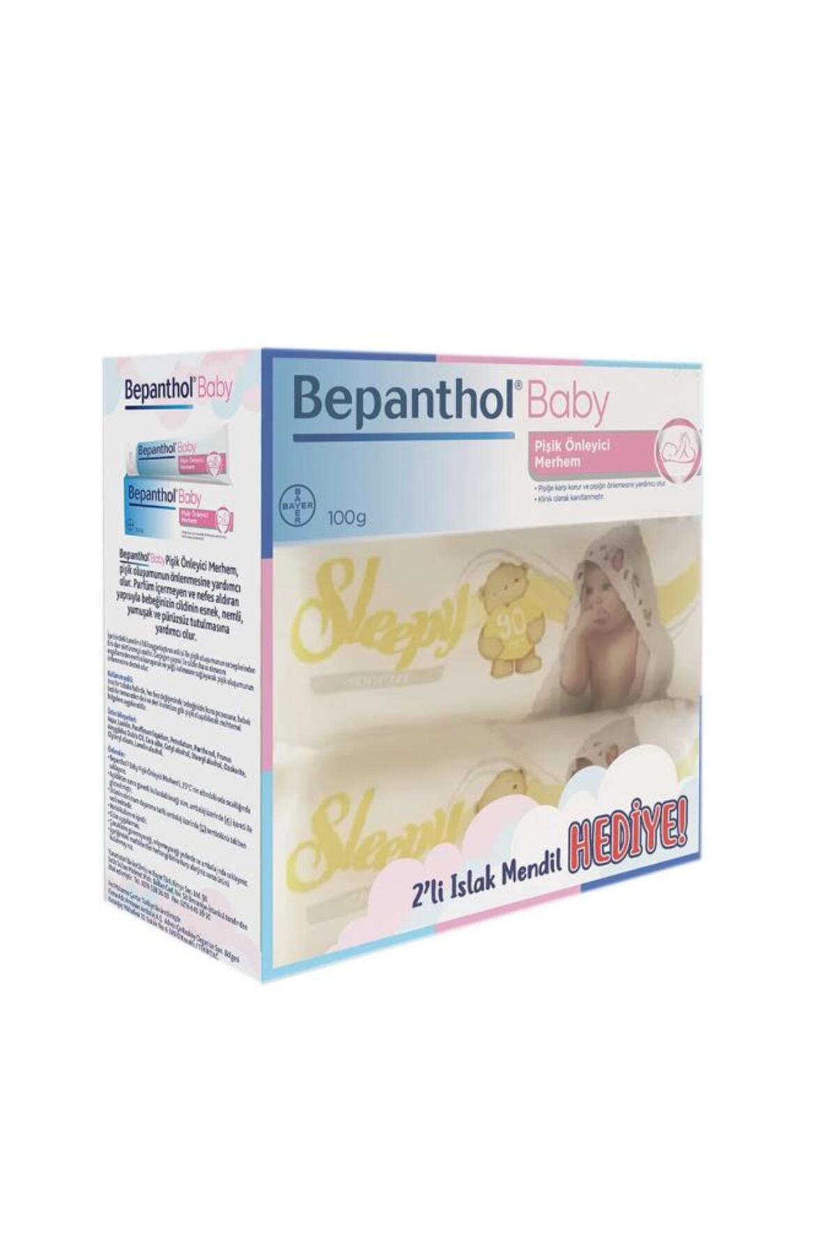 Bepanthol Baby Pişik Önleyici Krem 100 gr+2'li Islak Mendil + Bel Çantası Hediye Seti fotoğrafı 2 (önizleme)