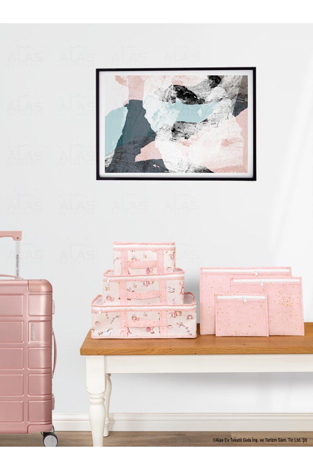 PONÇİK BEBEK 6'lı Seyahat Valiz Hastahane Doğum Öncesi Bebek Odası Bavul Organizeri Çanta İçi Düzenleyici 2'li fotoğrafı 4 (önizleme)