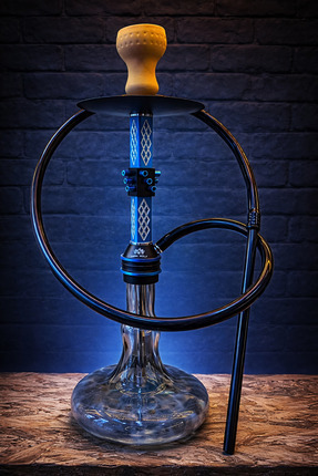 Dark Wolf Nargile Takımı – Cam Vazo, Alüminyum Gövde, Çelik İç Yapı, Silikon ...