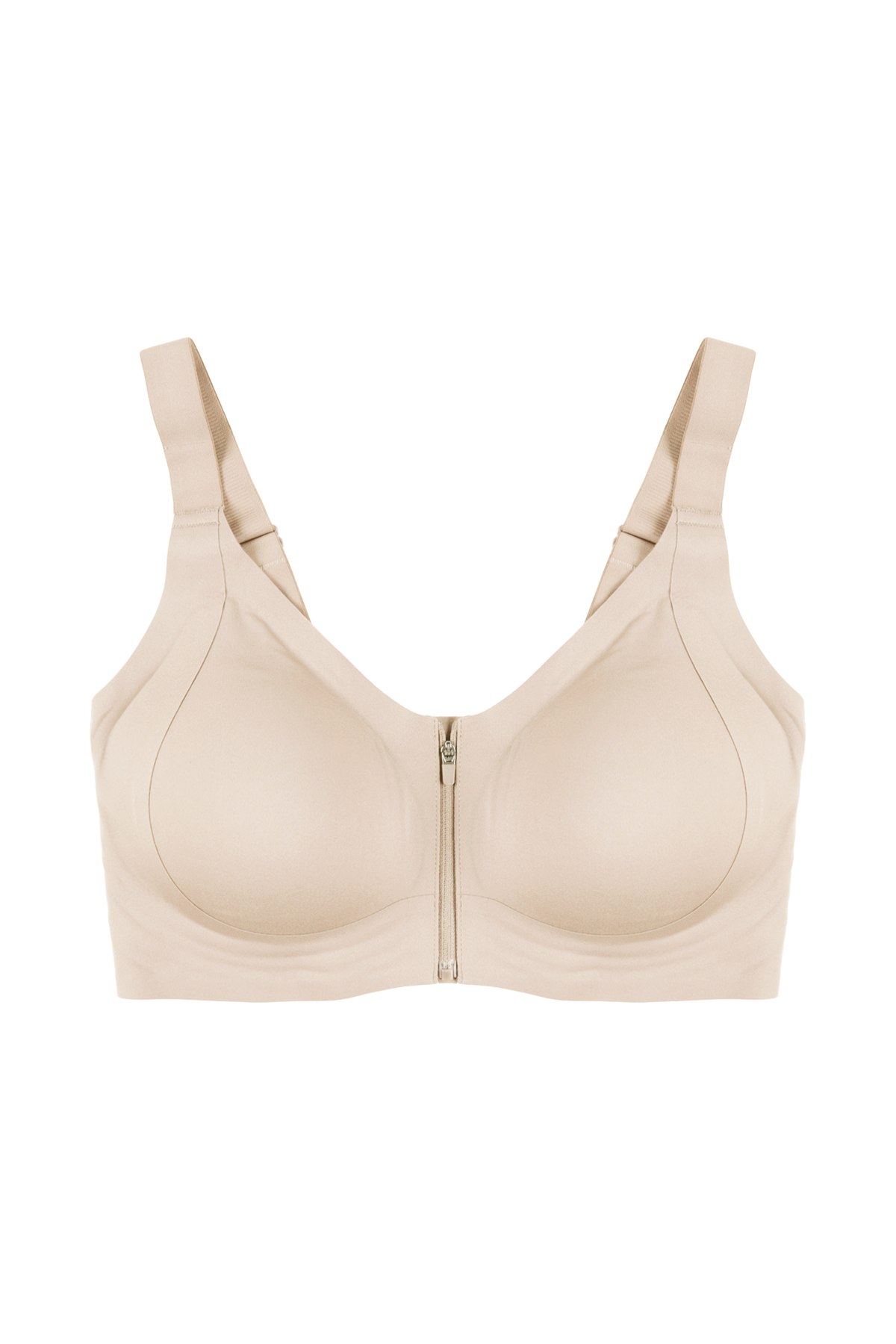 koza iç giyim  Kadın Büyük Beden (Battal) Önden Fermuarlı Dikişsiz Lazer Sütyen