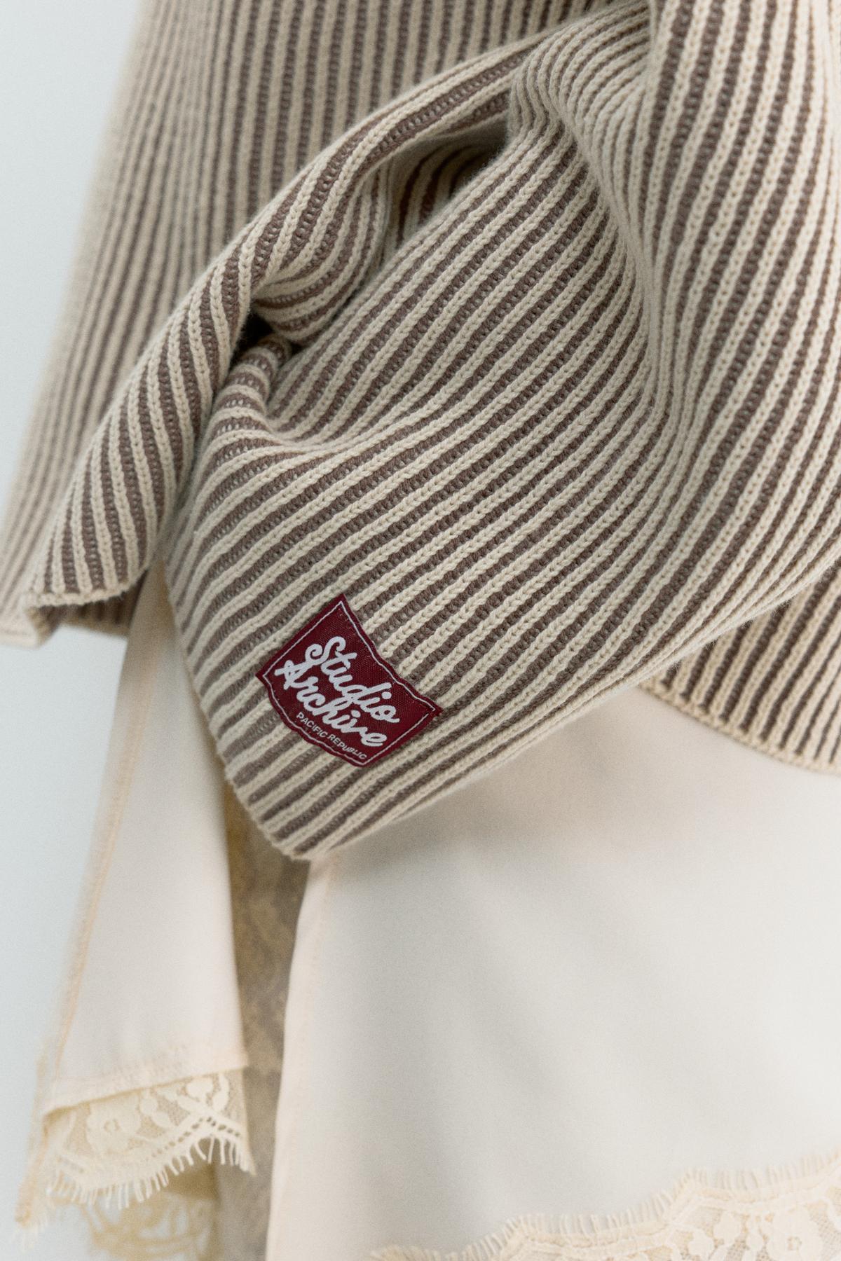 Pull & Bear  Kontrast iplikli fitilli kazak - Görsel 6