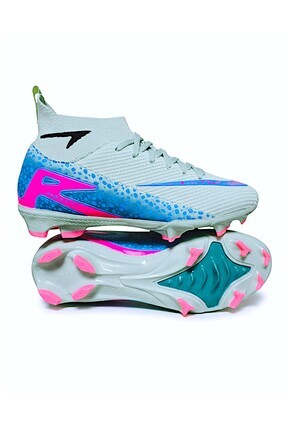 Nisanur Shoes Erkek Halı Saha Kramponu İthal Taban, Çim Saha, Yarım Çoraplı, ...